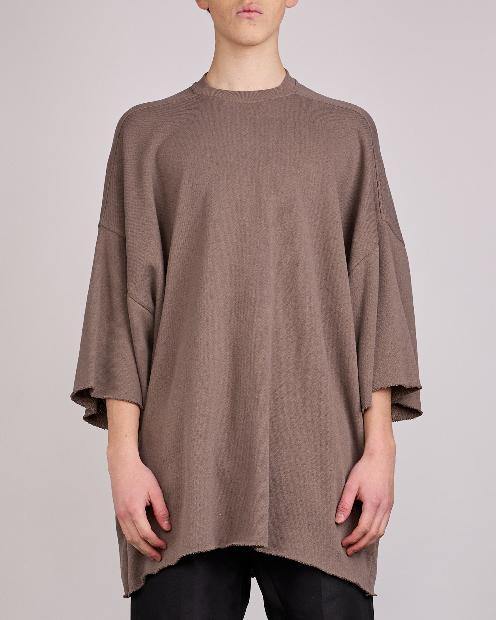 Rick Owens Tommy T-Shirt Nep Terry Jersey Dust