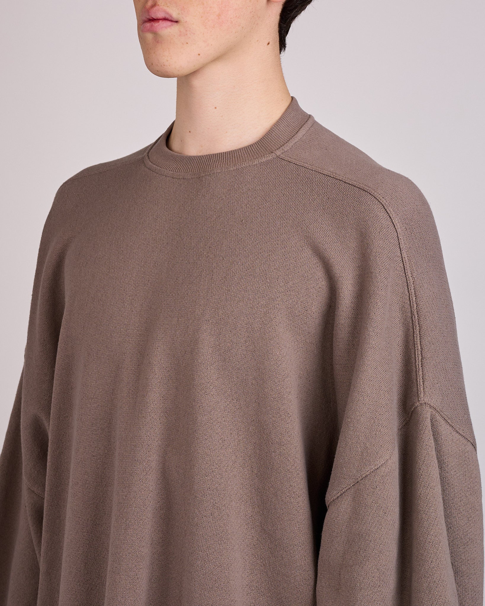 Rick Owens Tommy T-Shirt Nep Terry Jersey Dust