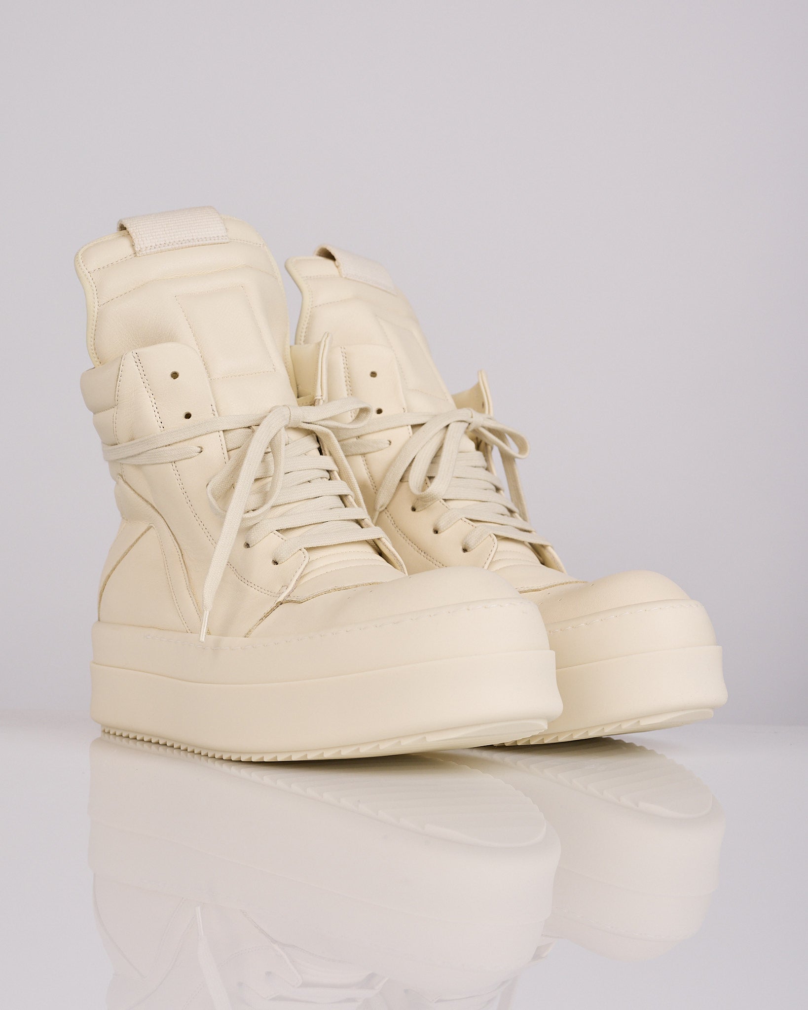 Rick Owens Tower Mega Bumper Geobasket All Milk