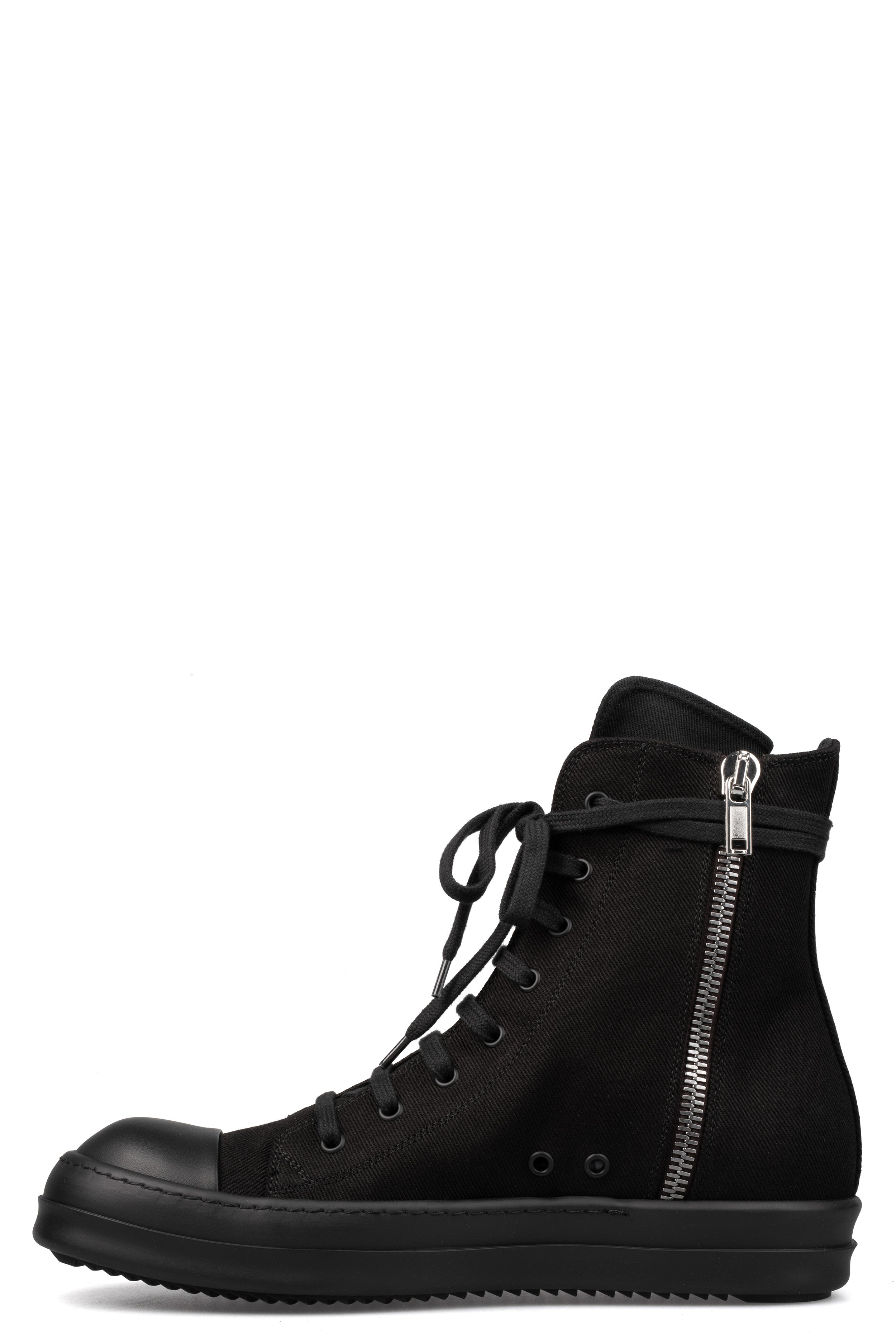Ramones denim sneakers, DU01F4800 DOES5 All black