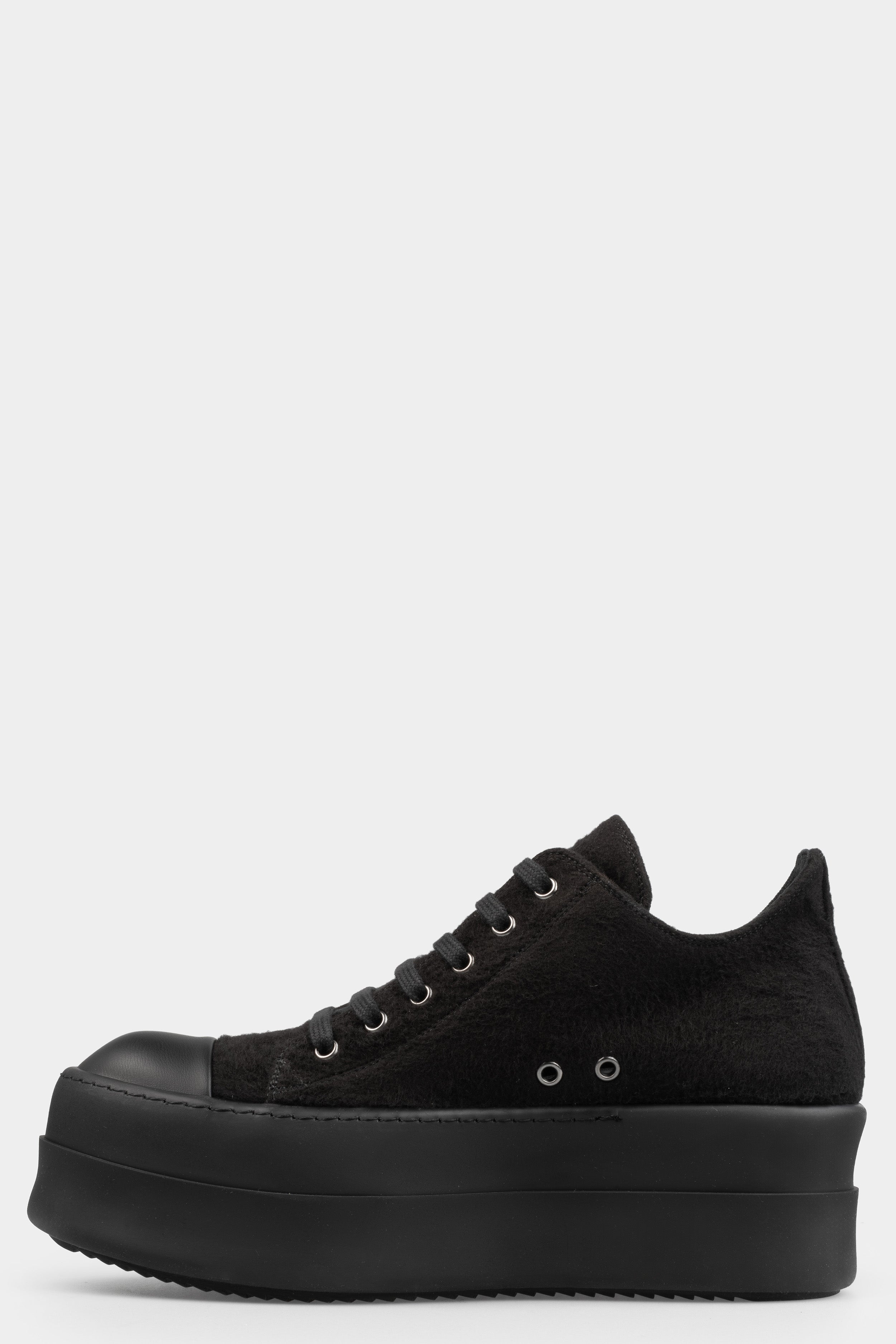 Double bumper low Ramones sneakers, BO / All black