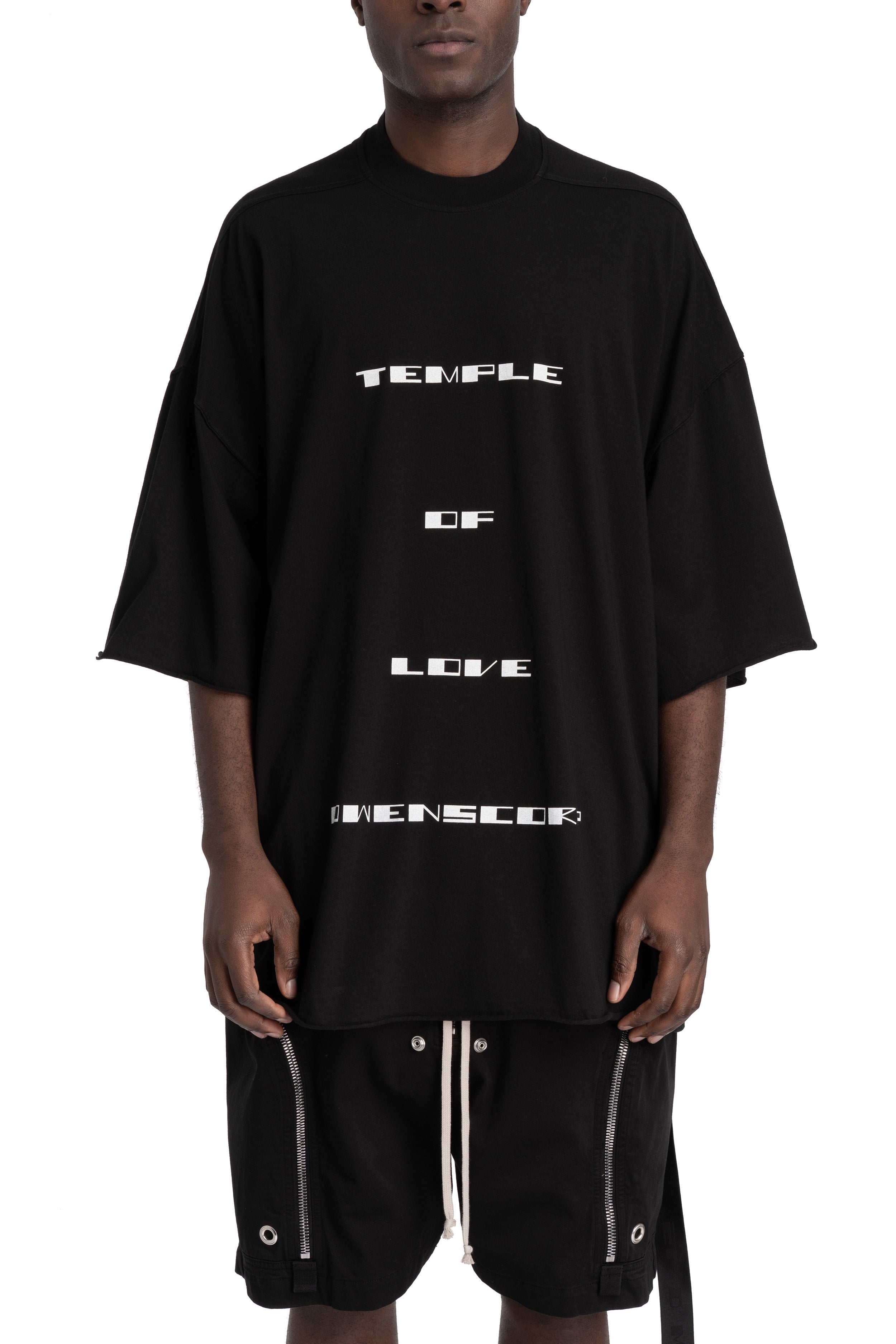Tommy Oversized T-Shirt, RN / Black / Temple of Love print