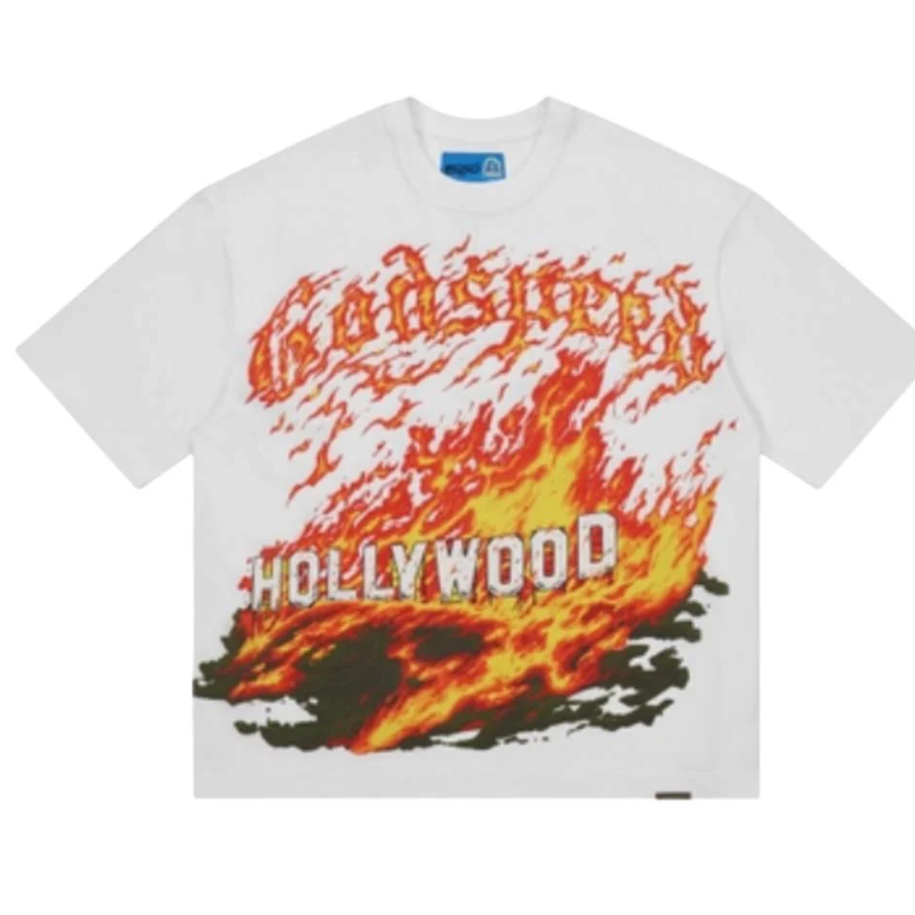 Godspeed "Hollywood Inferno 2" Tee (White)