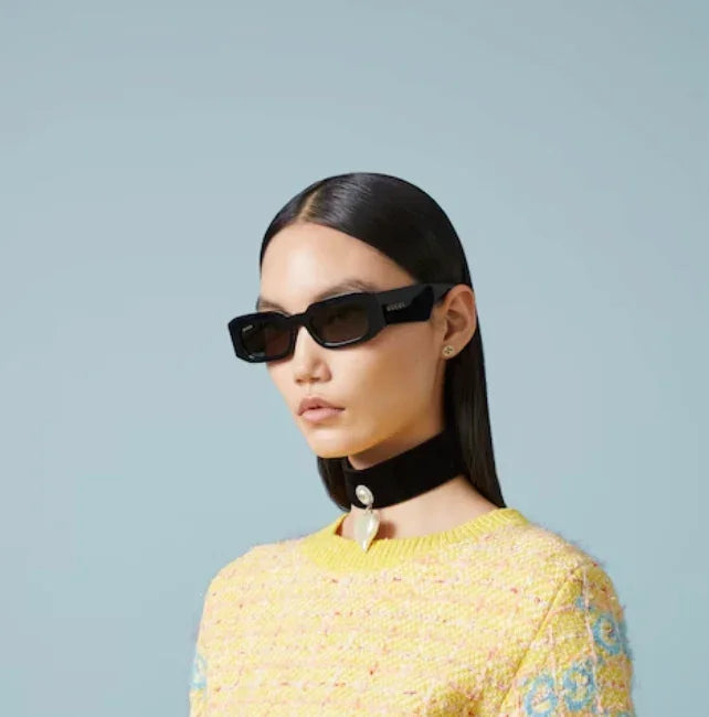 GUCCI RECTANGULAR FRAME Acetate Frame Unisex GG 1426S Sunglasses ✨
