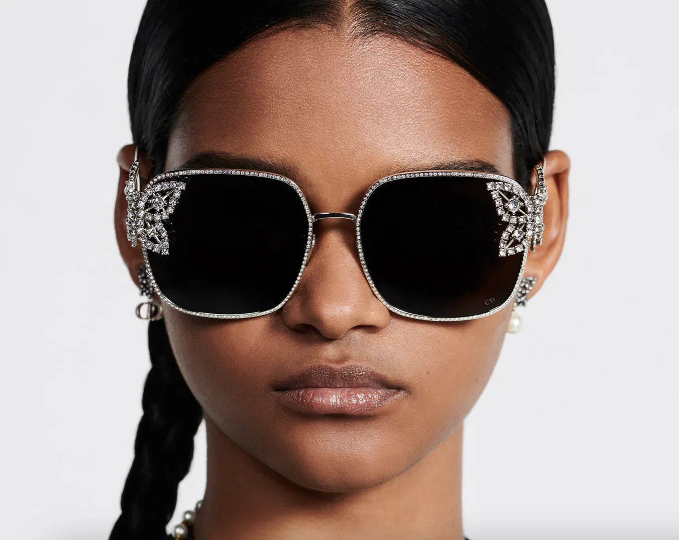 DIOR DiorFantastica S1U Square Sunglasses with Swarovski® Crystals 💎