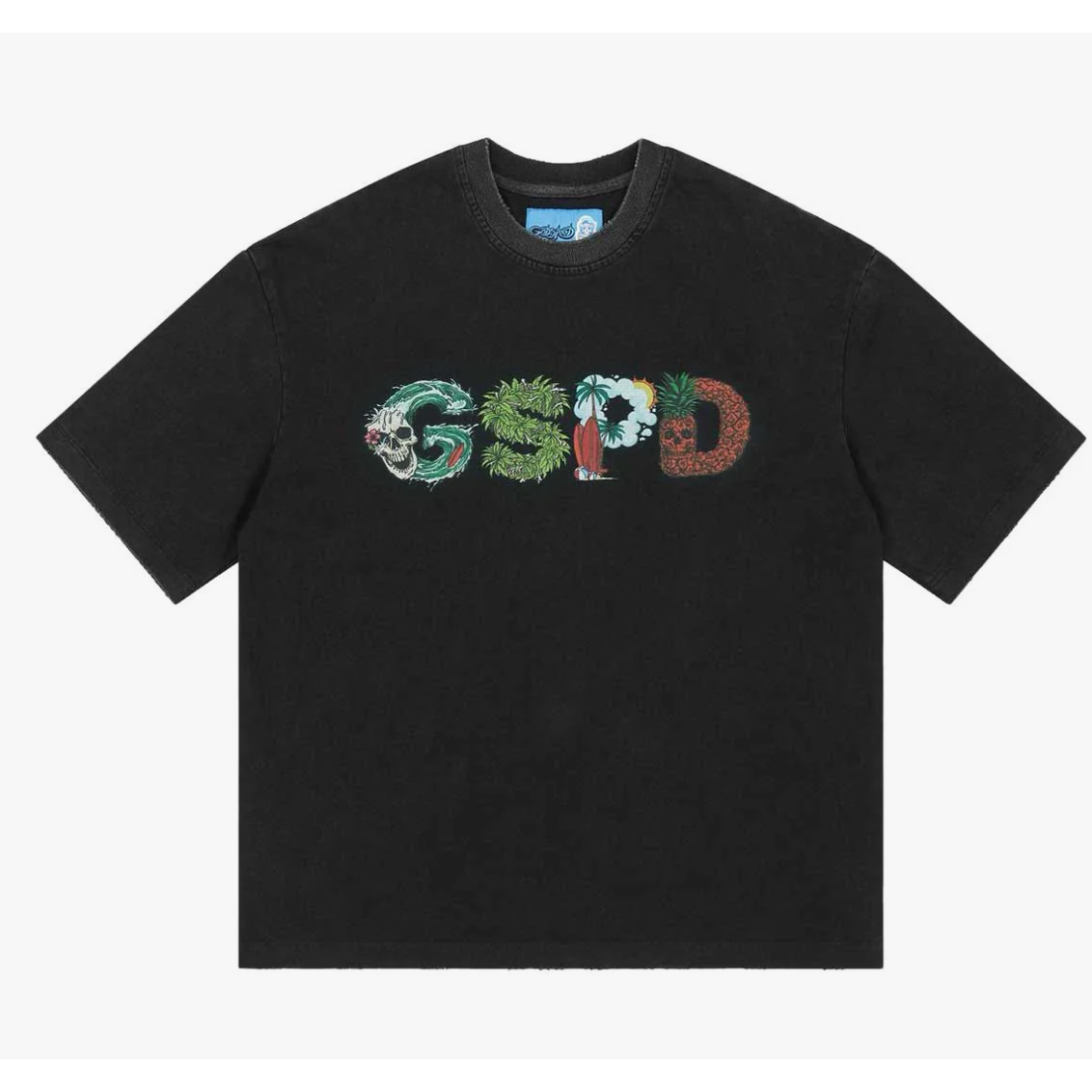 Godspeed "Surfs Up" (Black) Tee