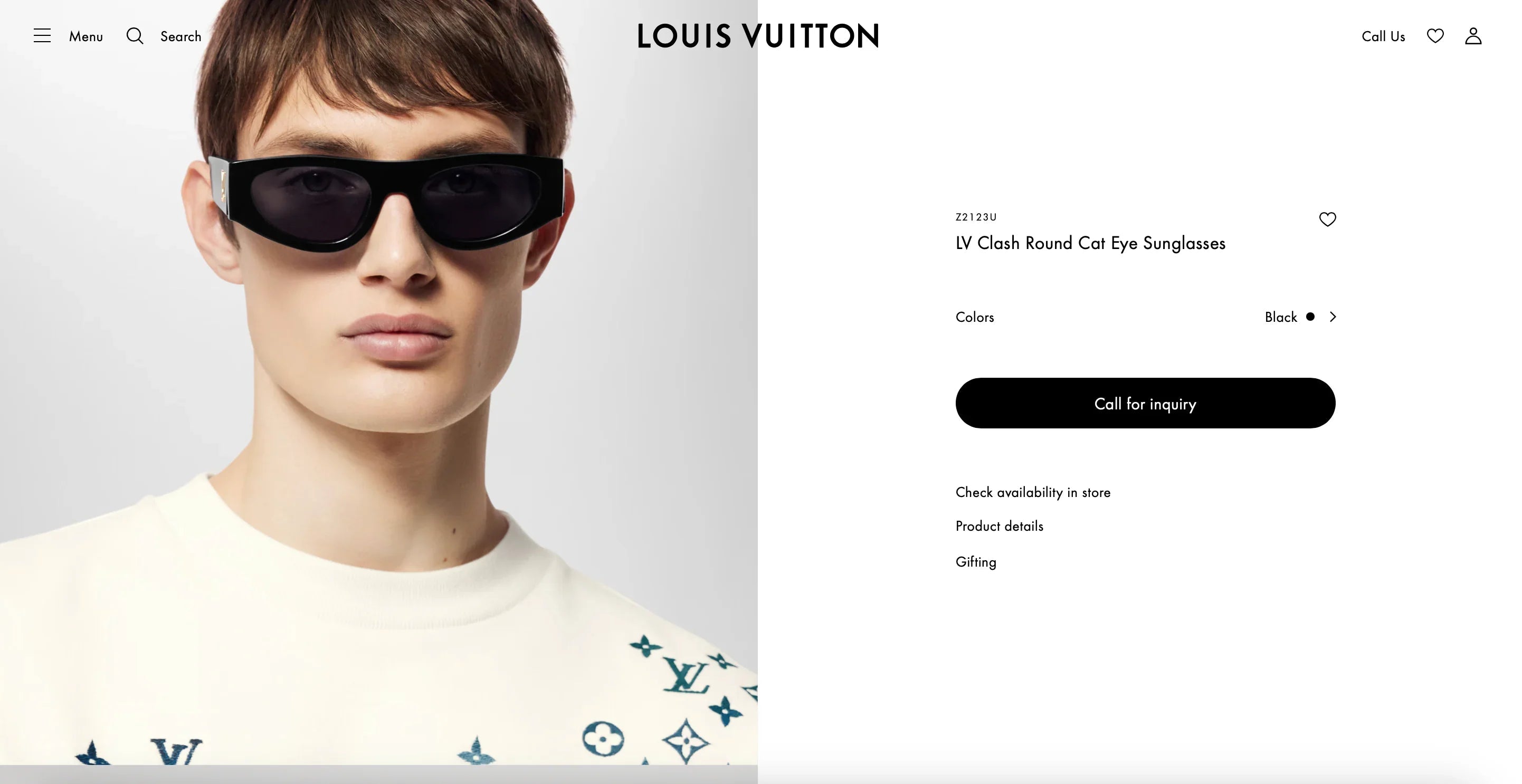 Louis Vuitton Z2123U LV Clash Round Cat Eye Sunglasses ✨