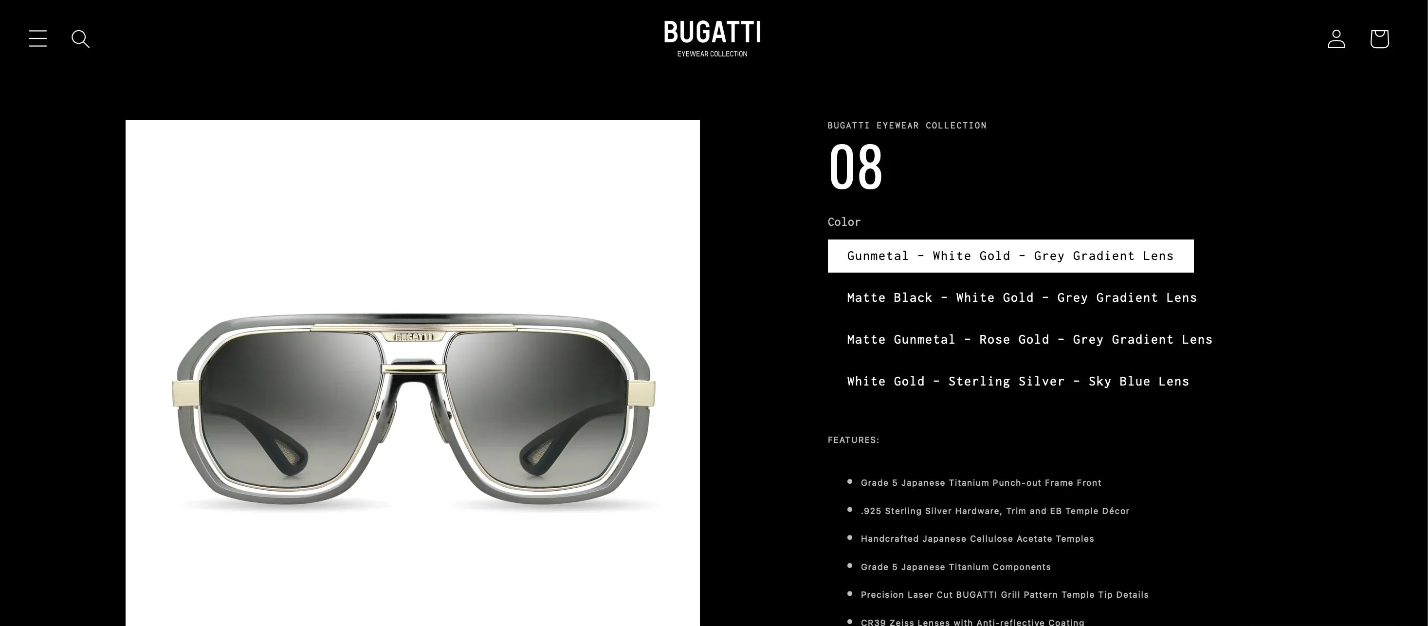 BUGATTI EYEWEAR COLLECTION 08 Sunglasses 🏎️