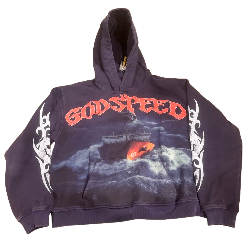 Godspeed Seasick Hoodie (Navy)