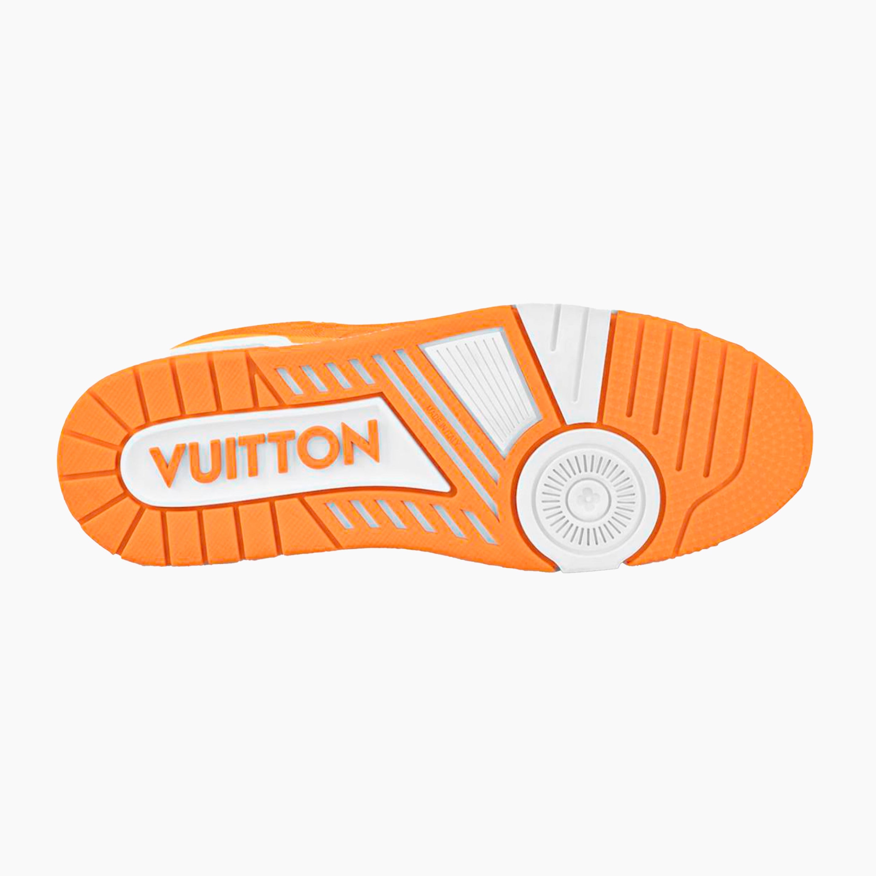 Louis Vuitton Trainer Yellow Monogram Denim White