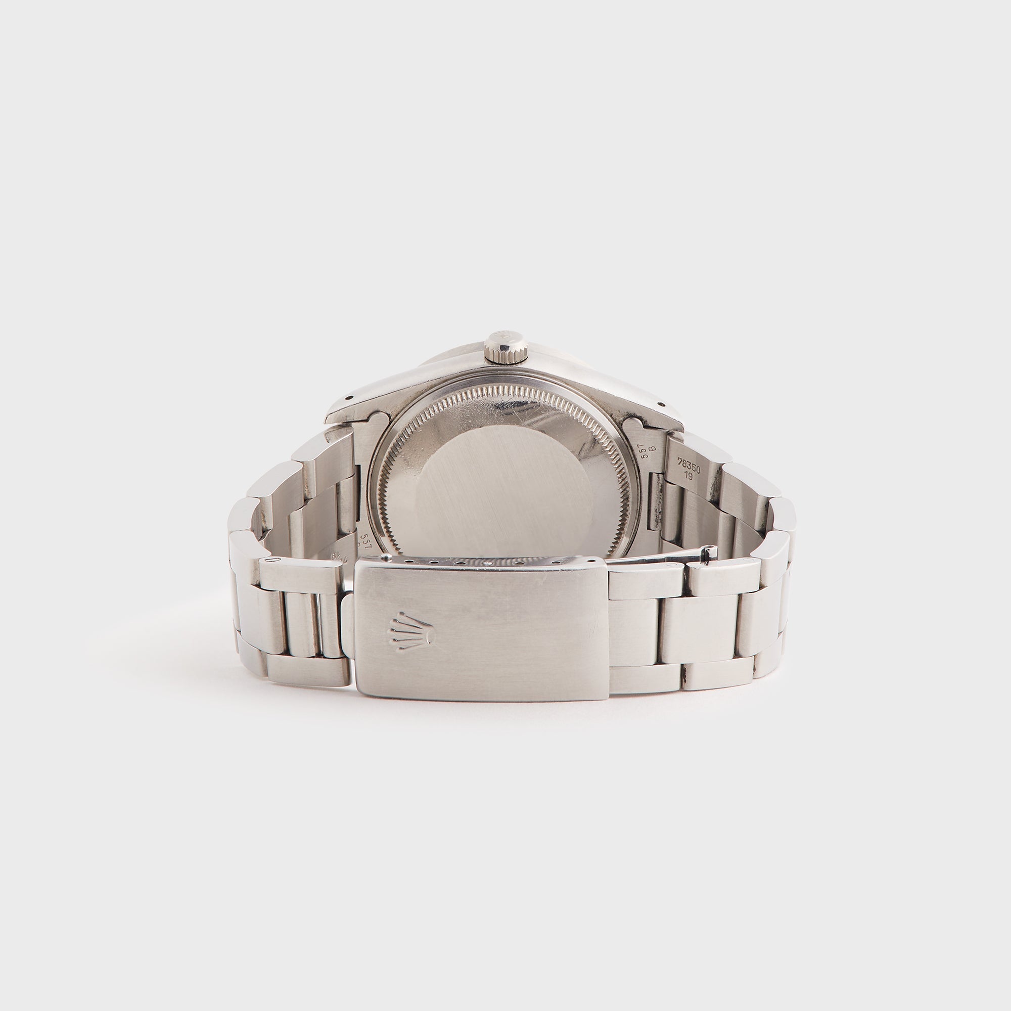 Wind Vintage Rolex Air-King Reference 14010 Silver Dial Unpolished - Silver
