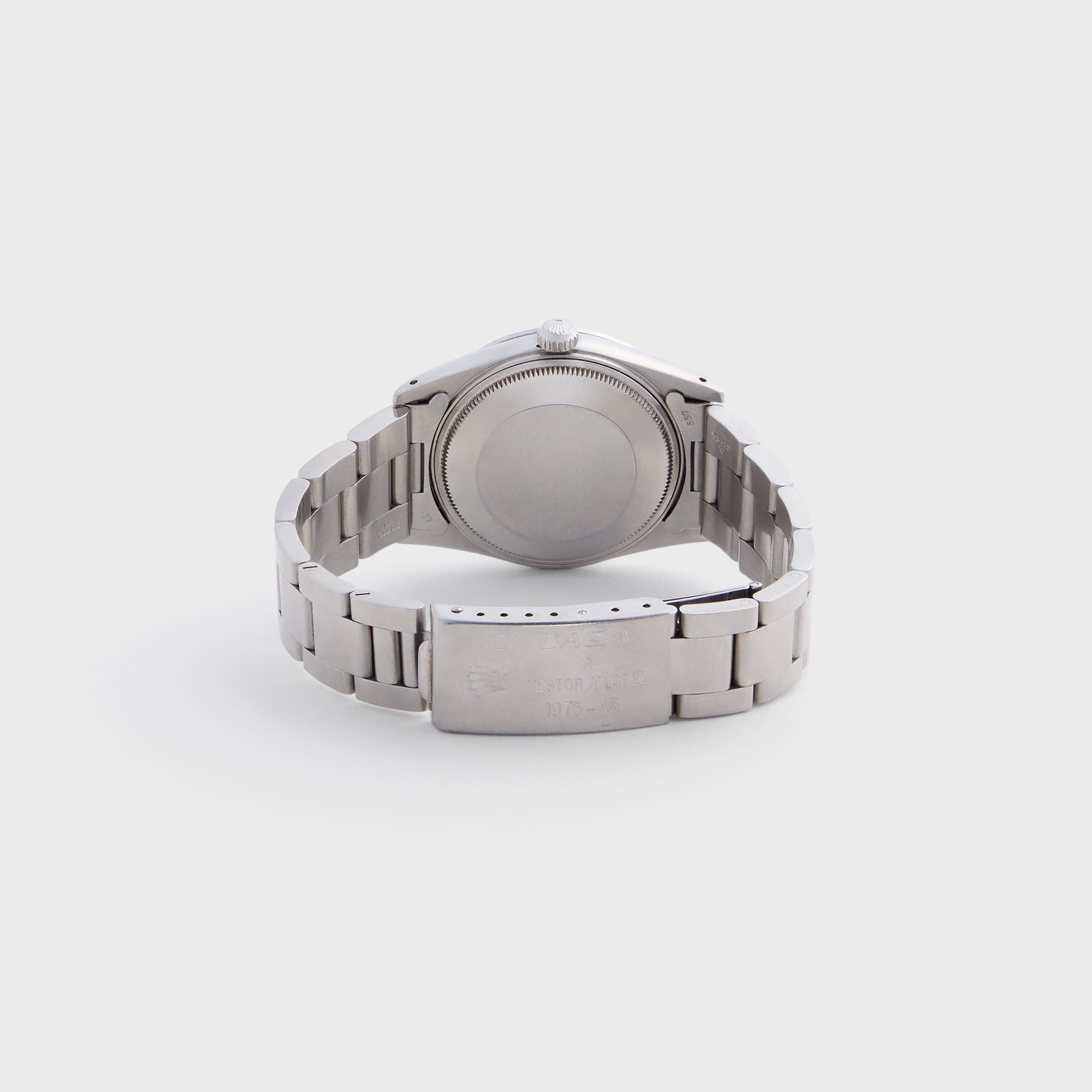 Wind Vintage Rolex Silver Dial Date Reference 15000 Unpolished - Silver