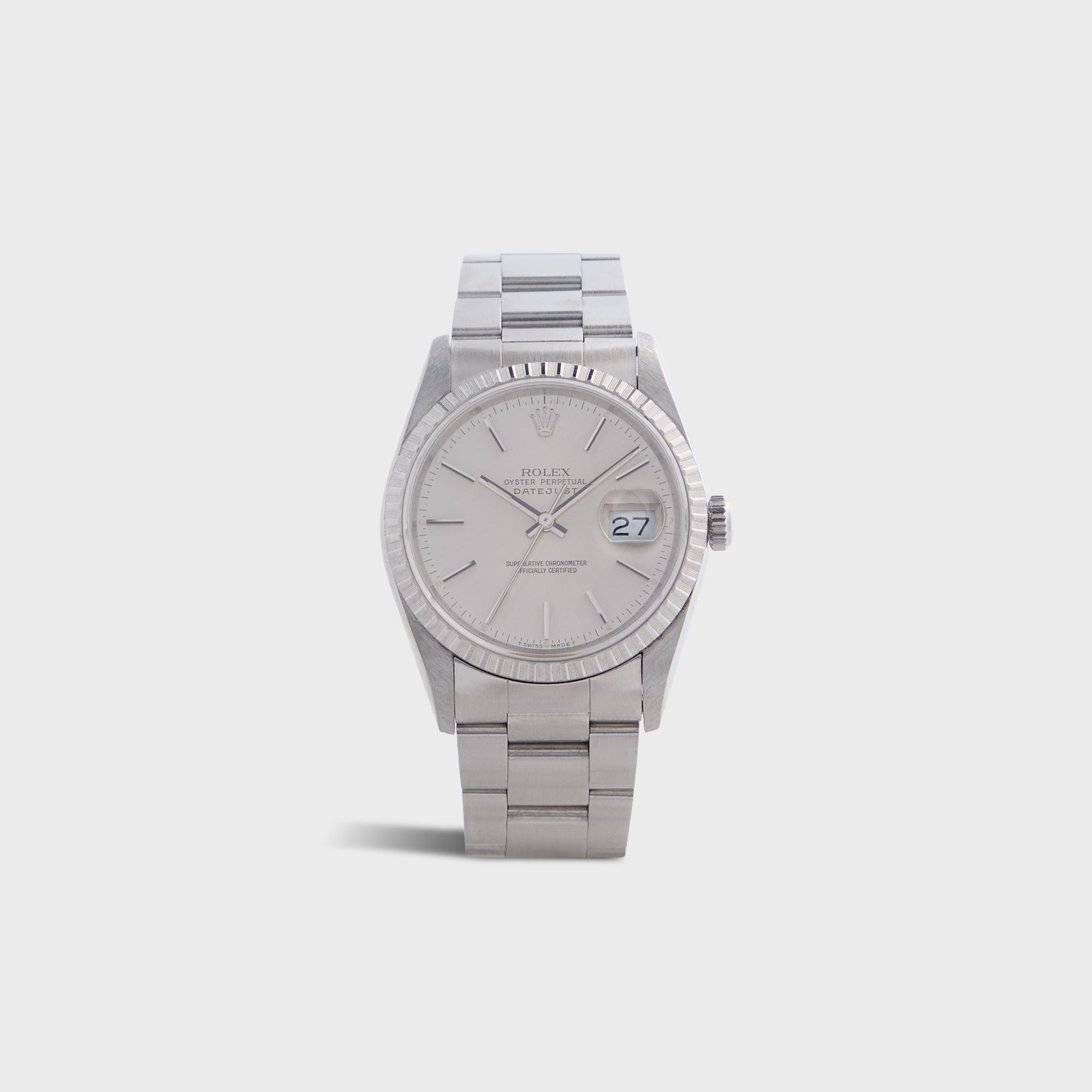 Wind Vintage Rolex IBM Datejust 16220 Unpolished - Silver