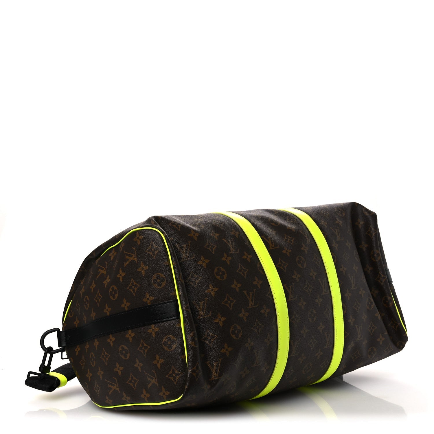 Monogram Macassar Keepall Bandouliere 50 Florescent Yellow
