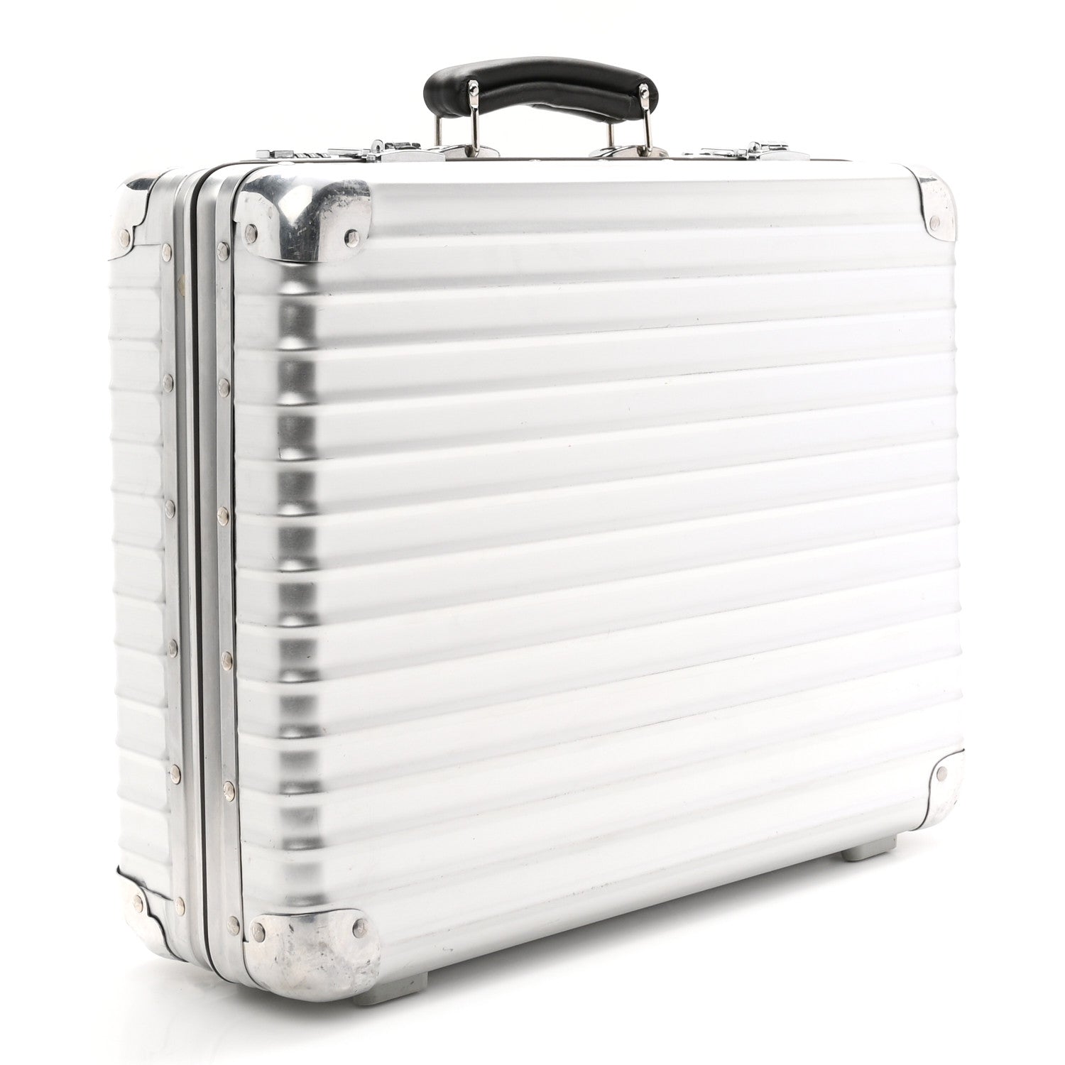 Aluminum Junkers F13 Collection Classic Flight Attache Briefcase Silver