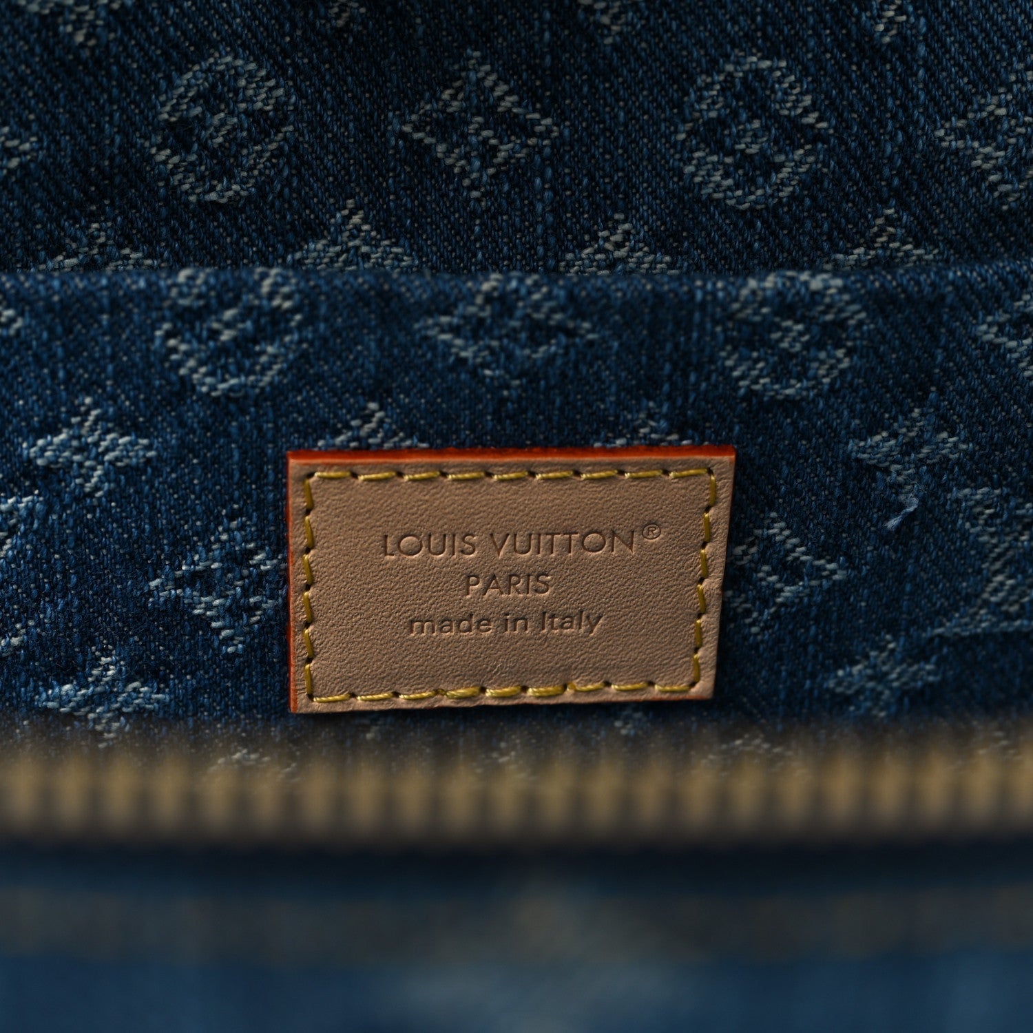 Monogram Denim Nice Mini Blue Blue