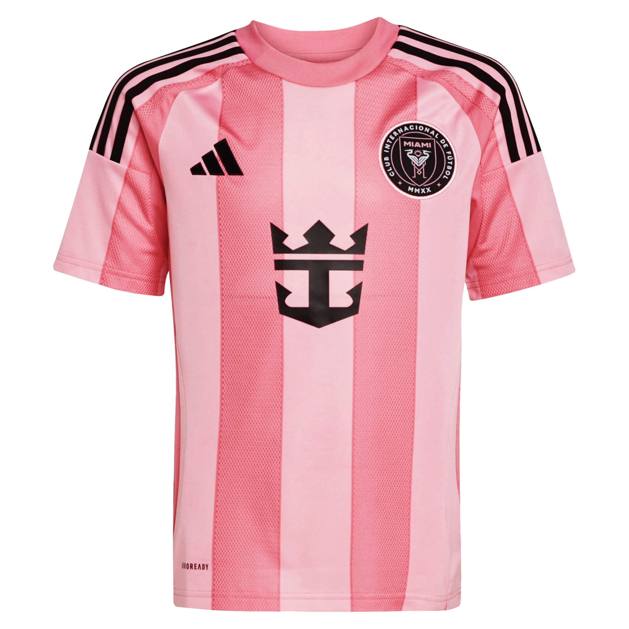 adidas Inter Miami Kids Home Stadium 2025/26 Jersey w/ Messi