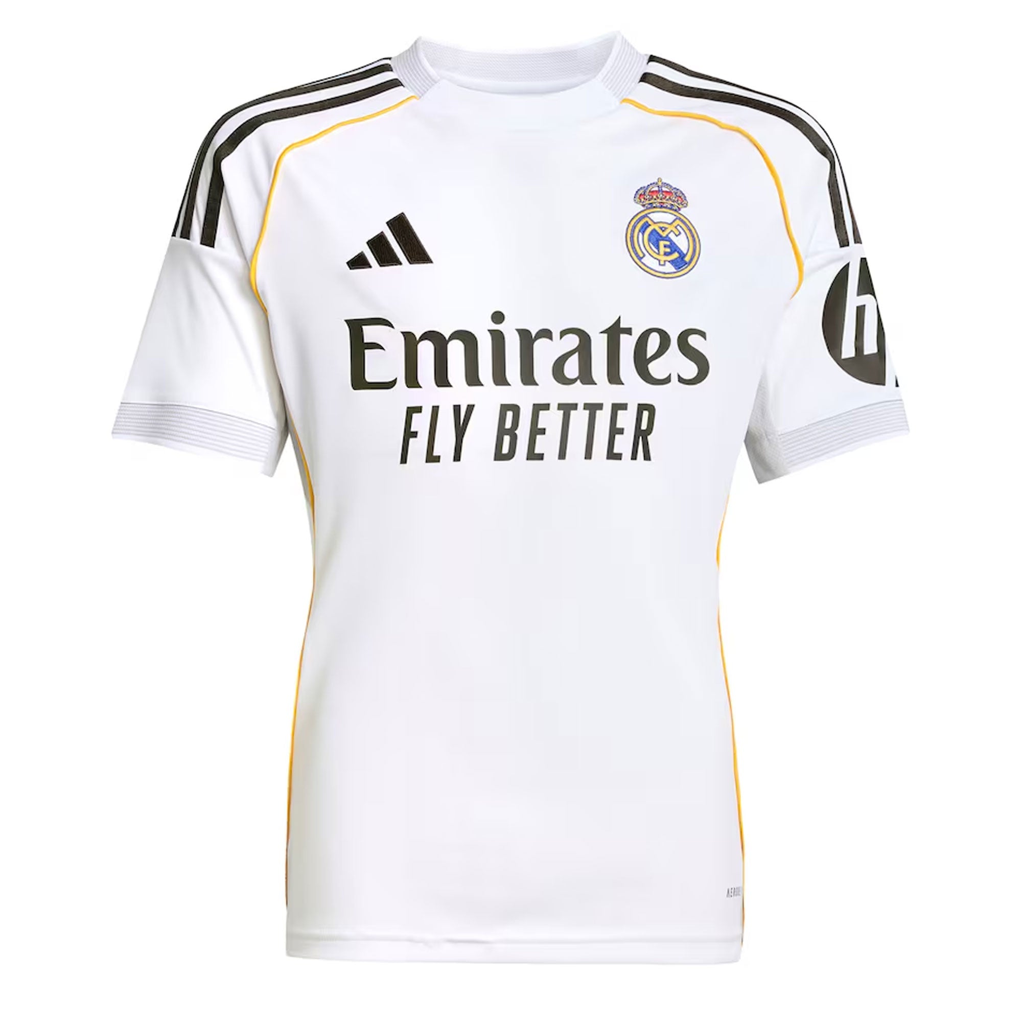 adidas Real Madrid Kids Home Stadium 2025/26 Jersey w/ Bellingham