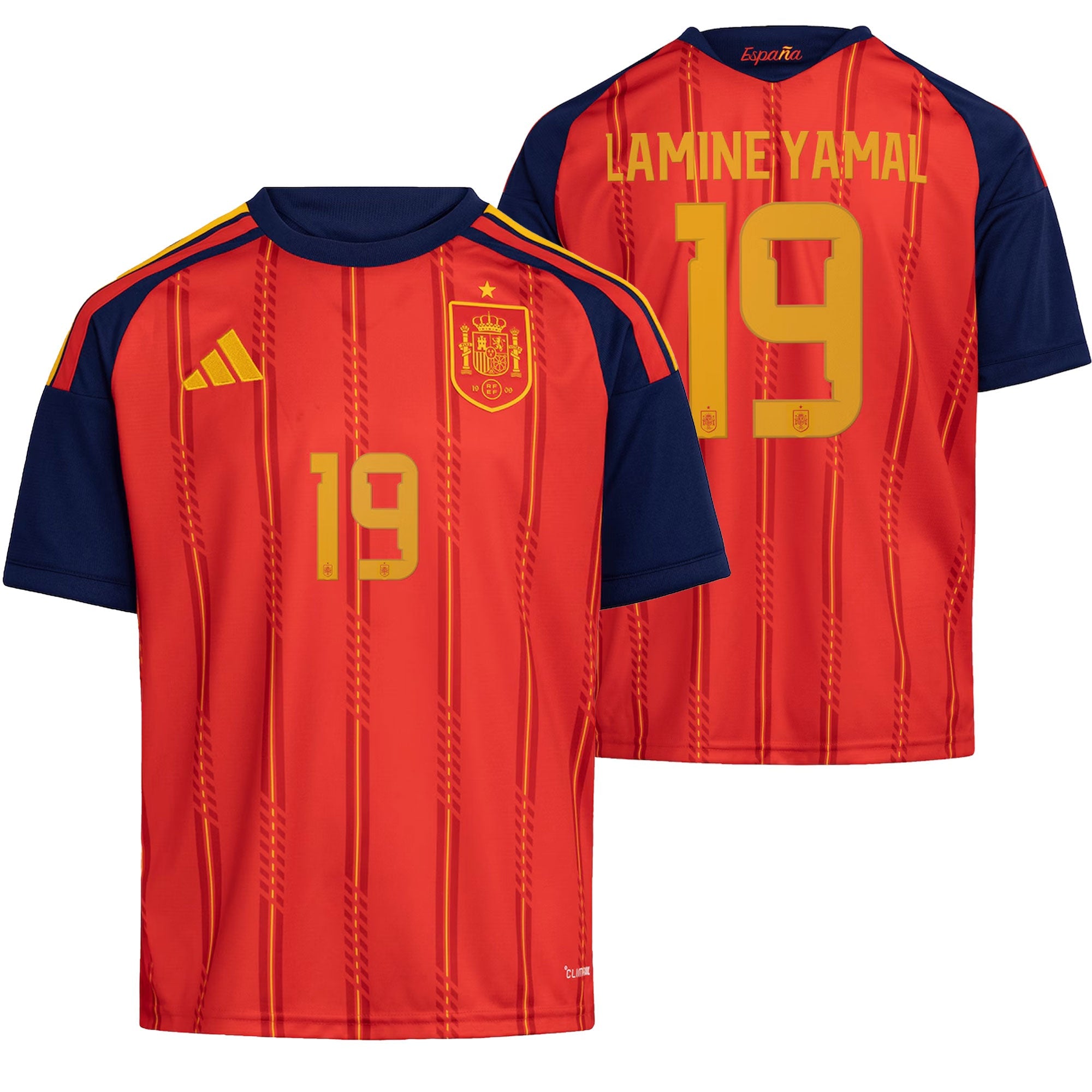 adidas Spain Kids Home Stadium 2026 Jersey w/ Lamine Yamal