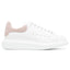 Alexander Mcqueen Raised Sole White Pink Sneaker