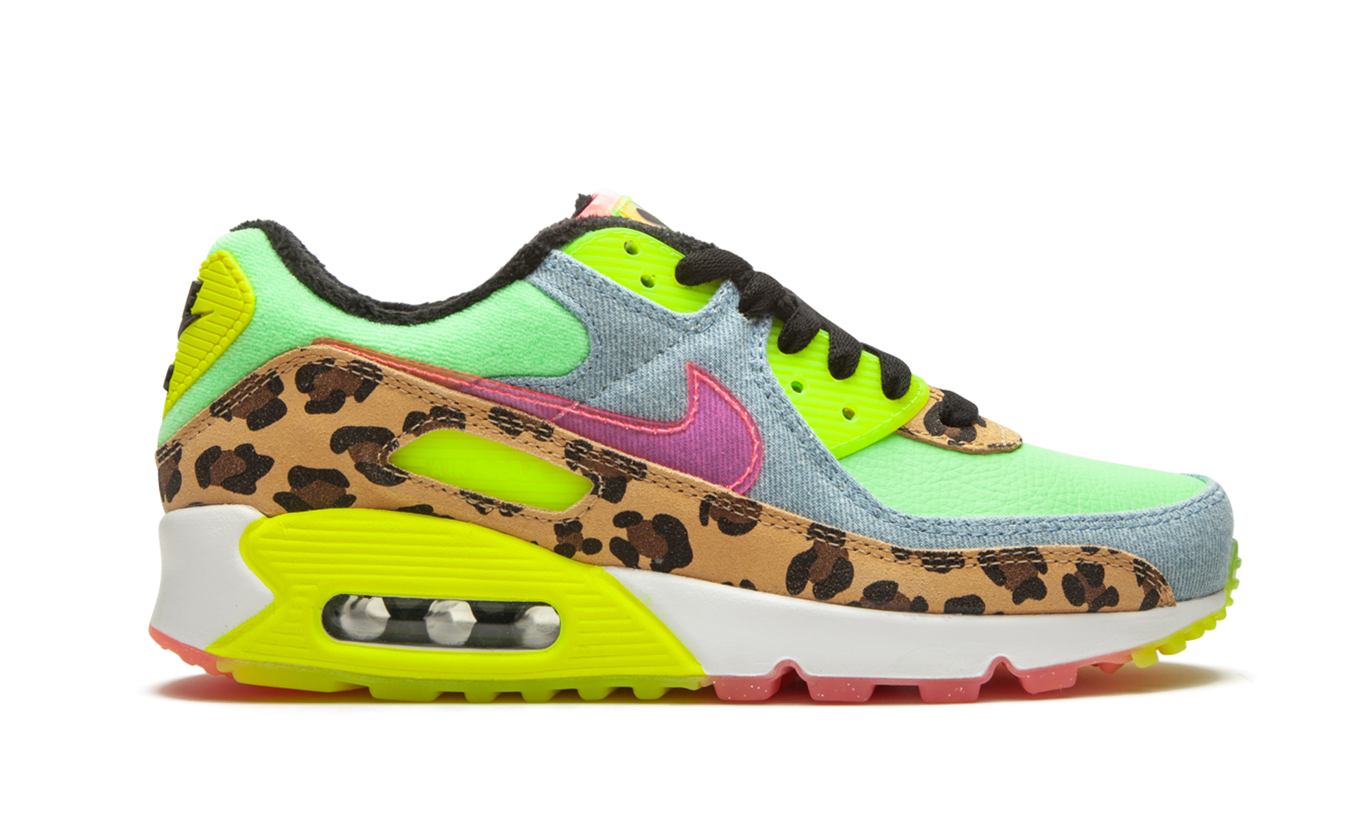 W Air Max 90 LX "Denim Leopard Print" CW3499 300