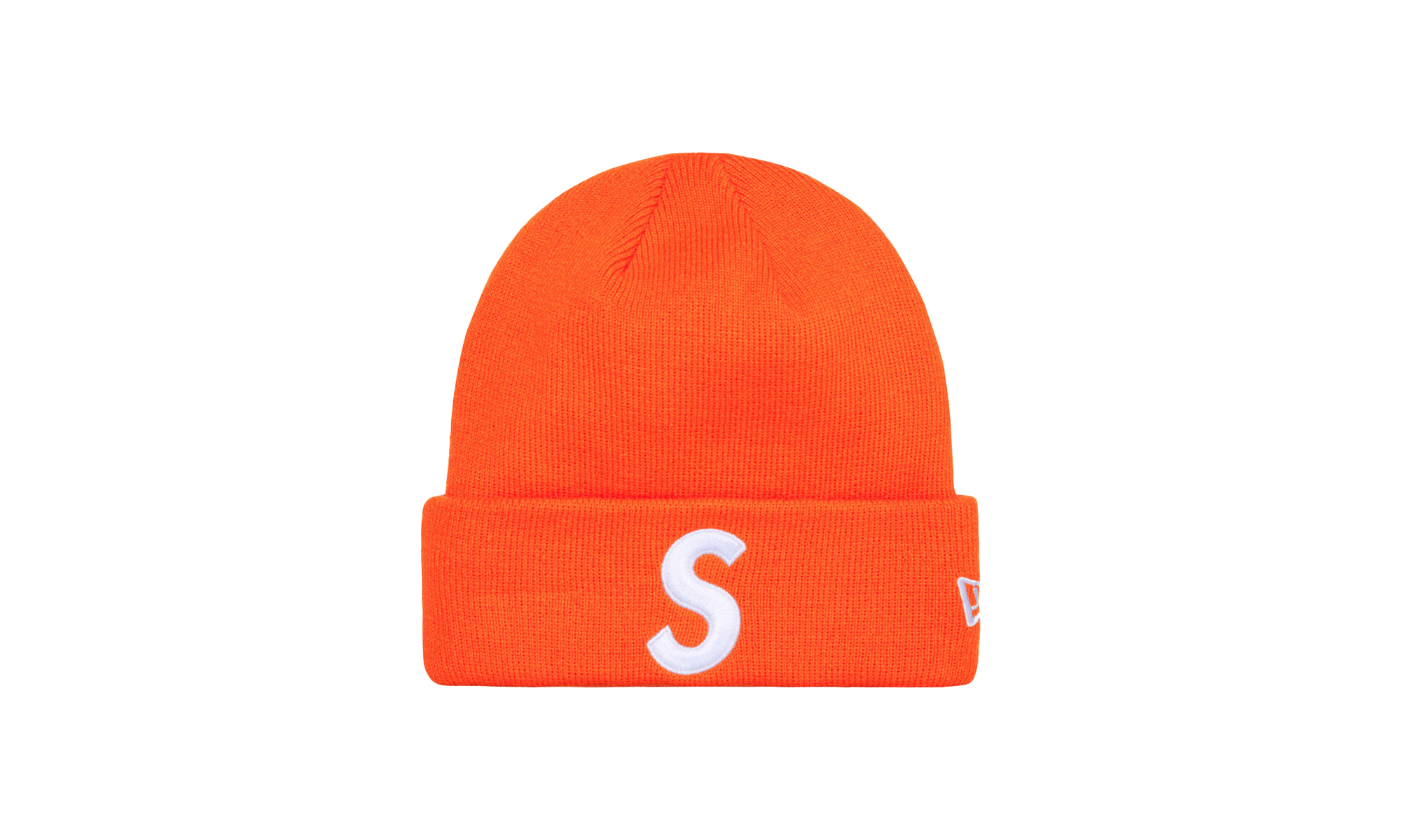 New Era® S Logo Beanie "FW24 orange" SU985