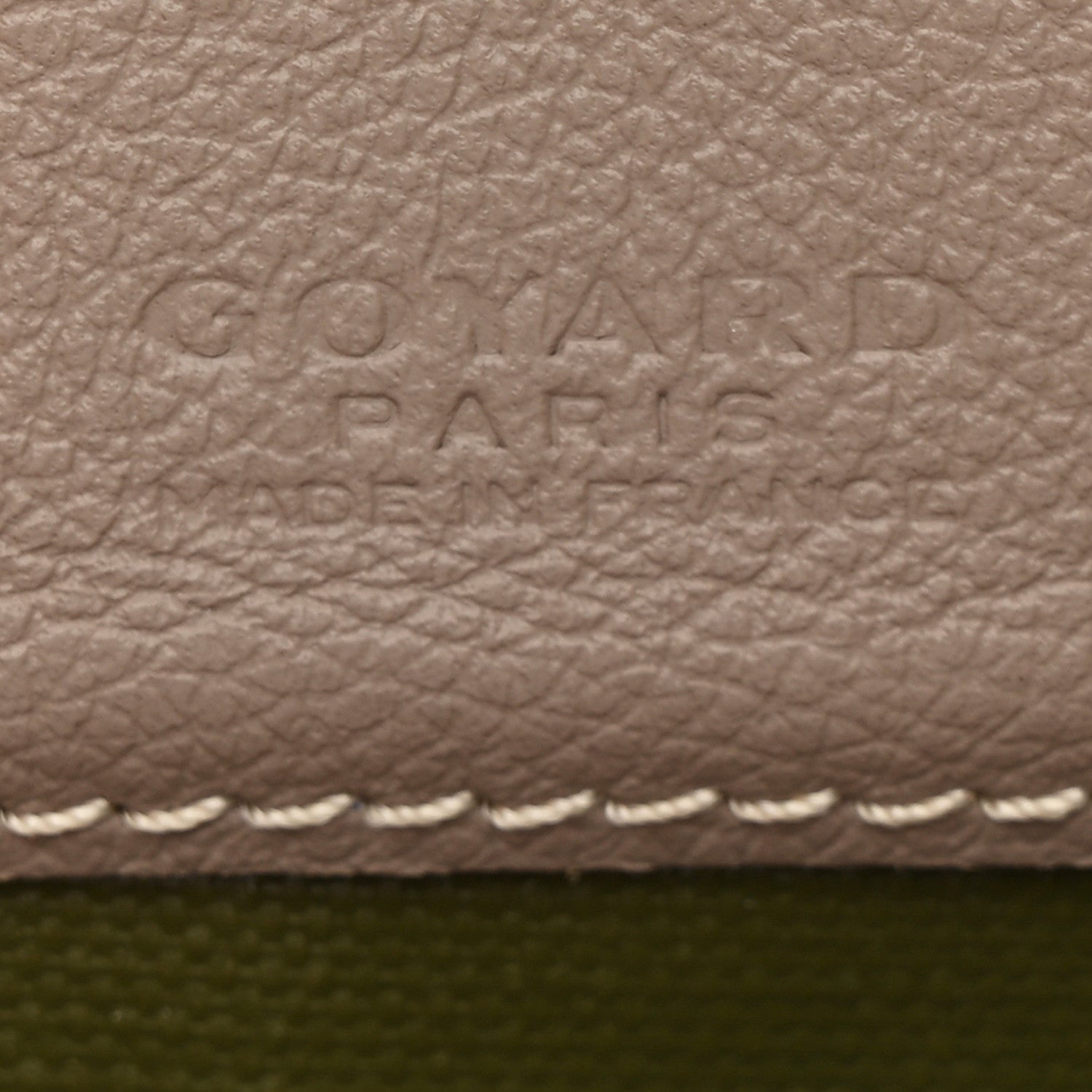 Goyardine Saint Louis Claire Voie PM Grege Khaki