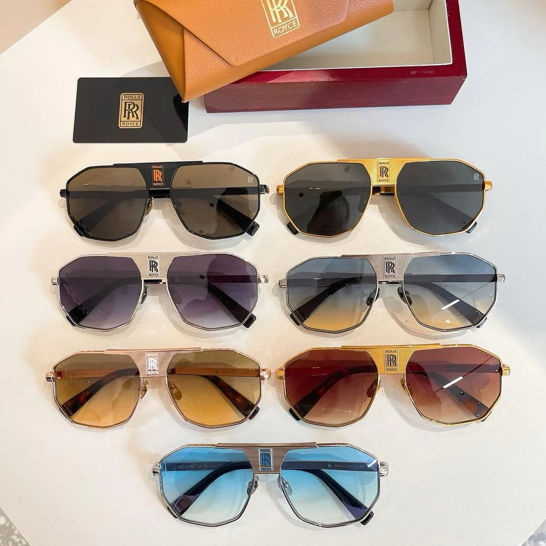 Rolls Royce SS1263 18K plated Rose-Silver-Gold Sunglasses 👑
