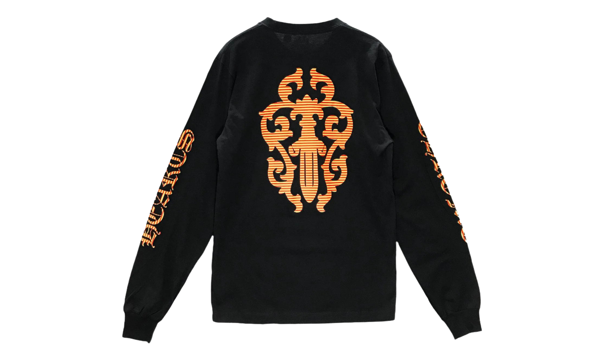 Yellow Dagger Script Logo Long Sleeve "Black" CHRM0829