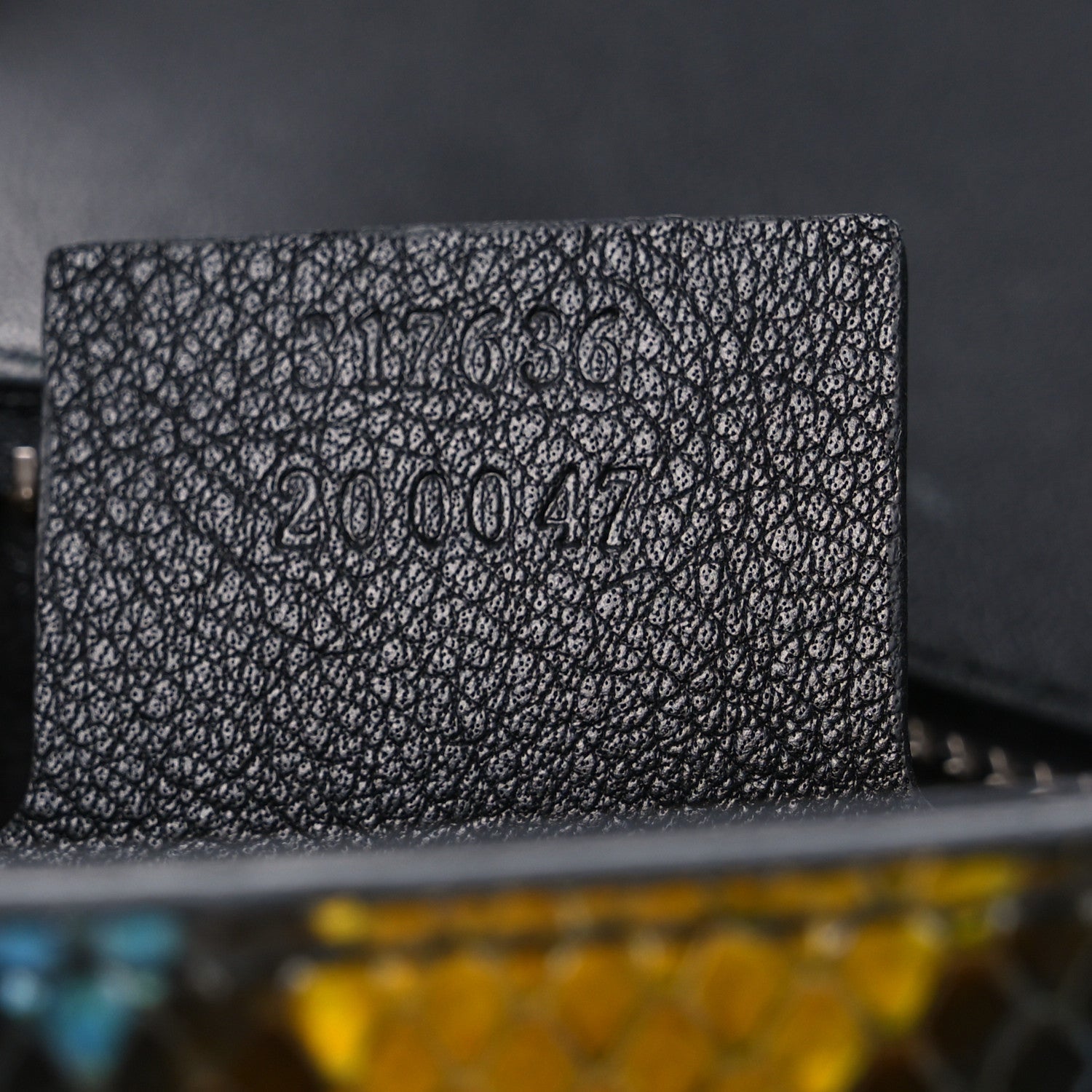 Snakeskin Bright Bit Animalier Medium Shoulder Bag Multicolor