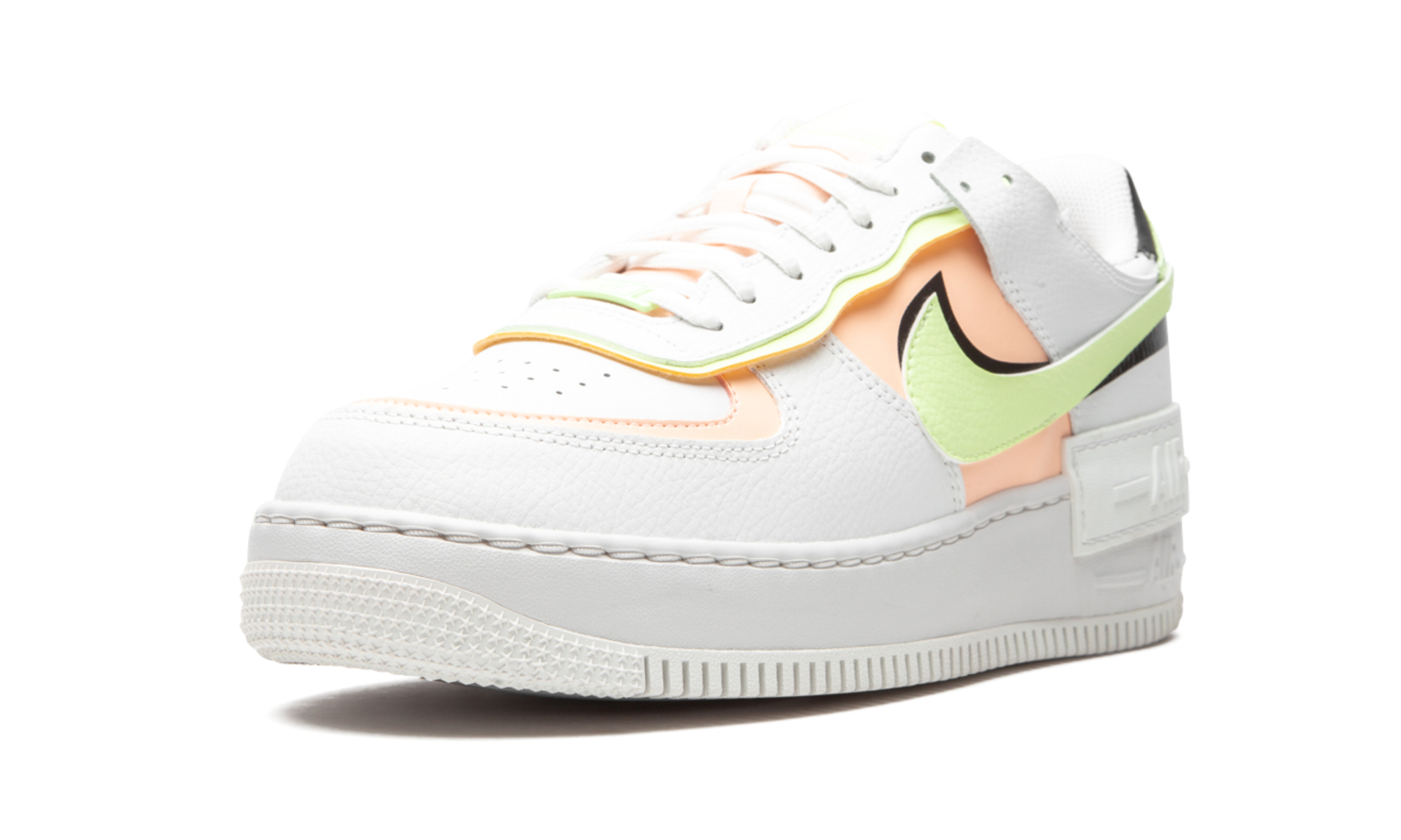 AIR FORCE 1 SHADO MNS WMNS "White / Barely Volt / Crimson Tint" CI0919 107