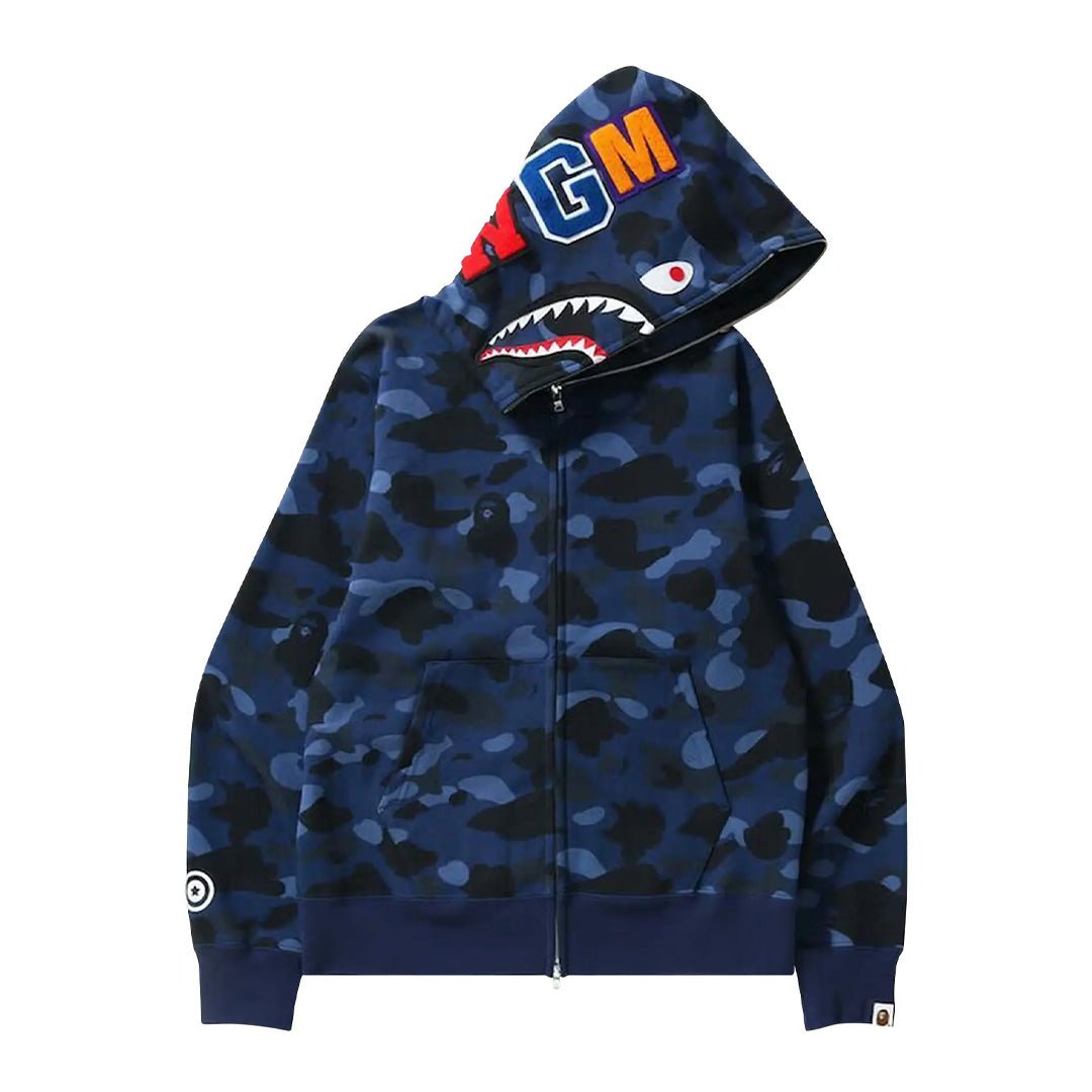 BAPE Color Camo Shark Full Zip Hoodie &