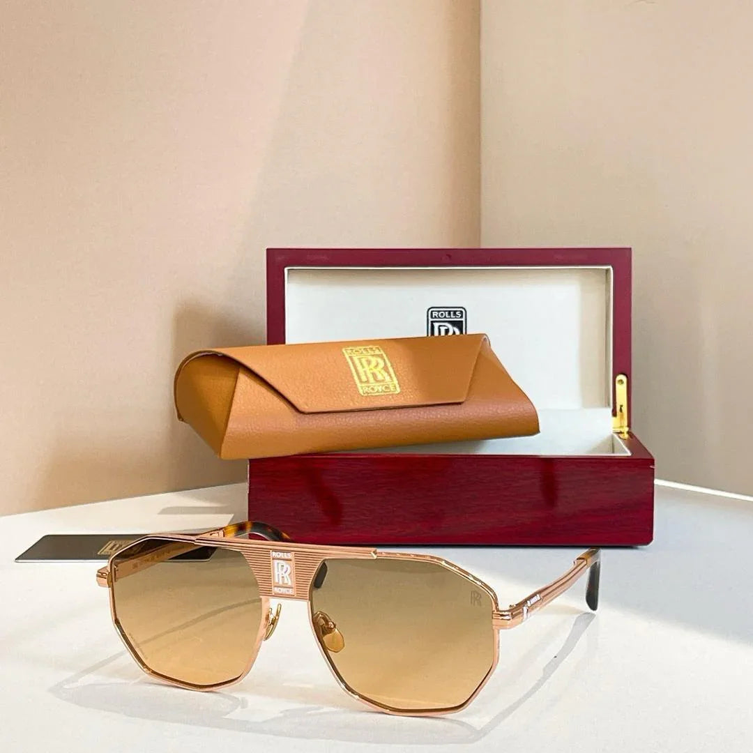 Rolls Royce SS1263 18K plated Rose-Silver-Gold Sunglasses 👑