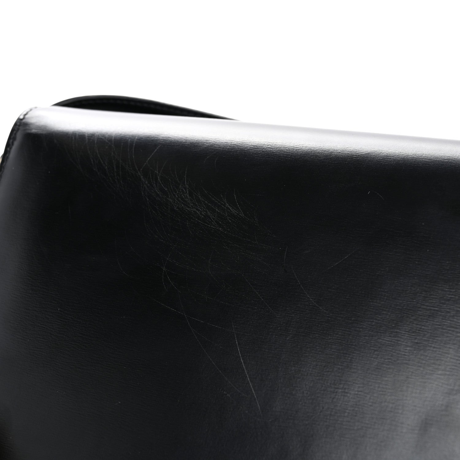 Shiny Calfskin Medium Triomphe Black
