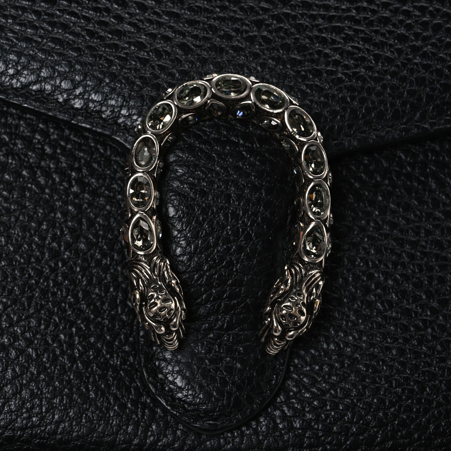 Calfskin Mini Dionysus Chain Wallet Black
