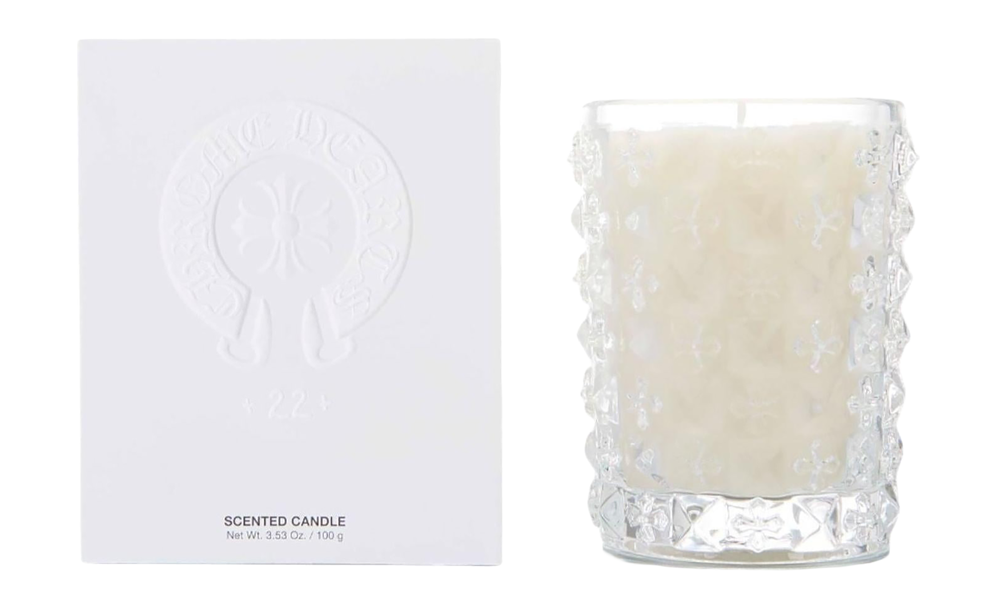 22 Scented Candle 100G "Crystal Candle Holder Included" CHRM1045