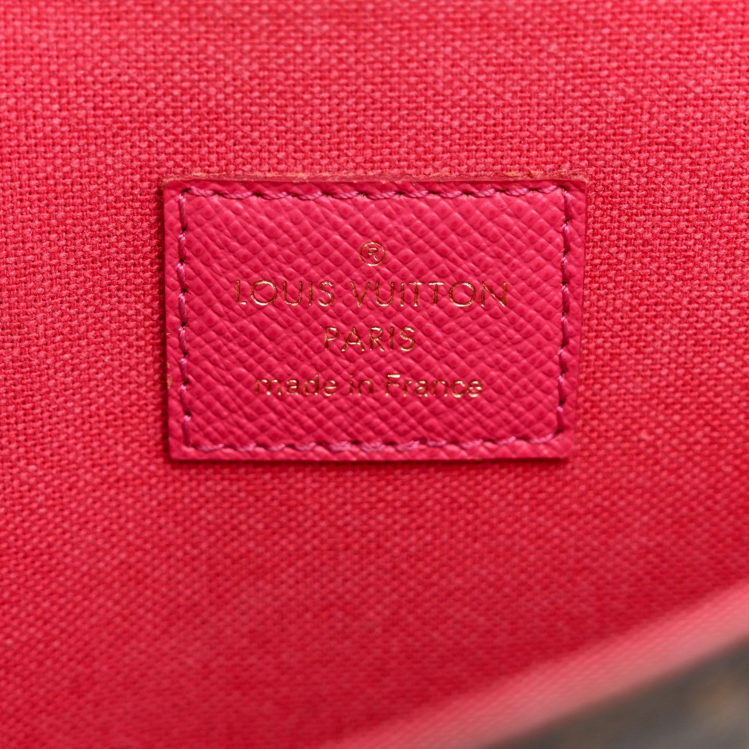 Monogram LV Love Lock Pochette Felicie Chain Wallet