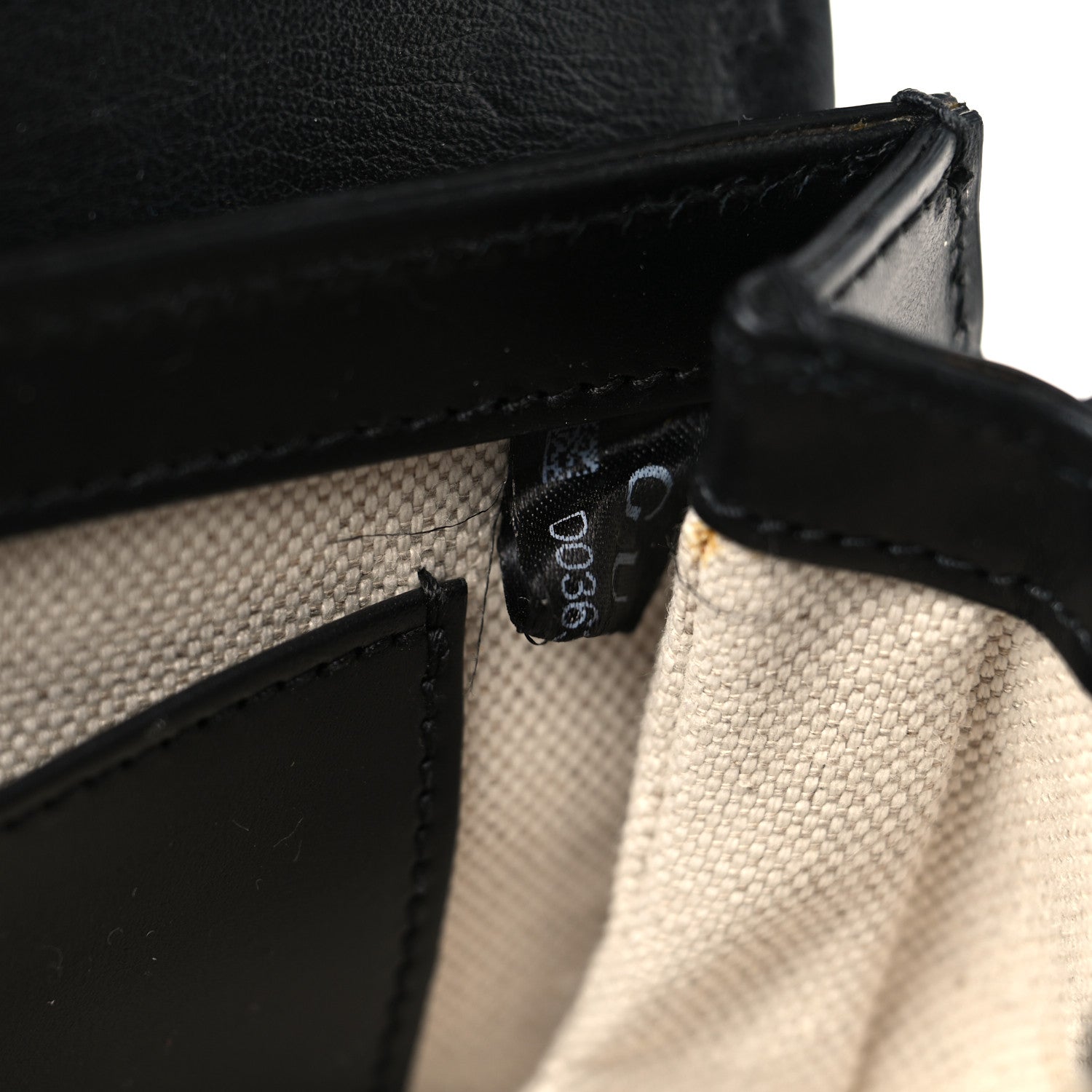 Calfskin Bamboo Mini 1947 Belt Bag 85 34 Black