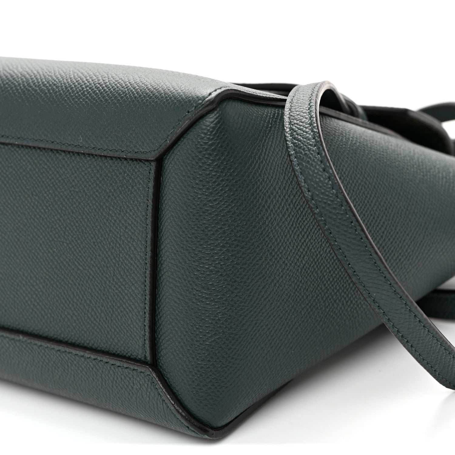 Grained Calfskin Nano Belt Bag Abyss Blue