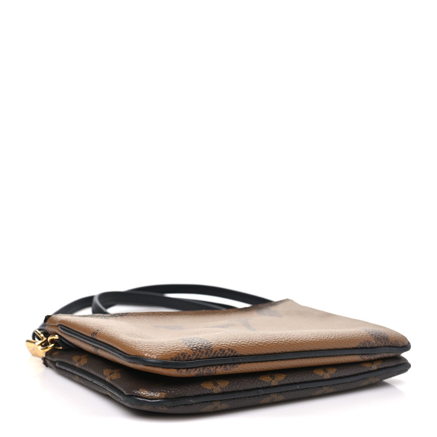 Reverse Monogram Giant Double Zip Pochette