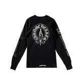 Chrome Hearts Deadly Doll Horseshoe Waffle Thermal Long Sleeve Tee