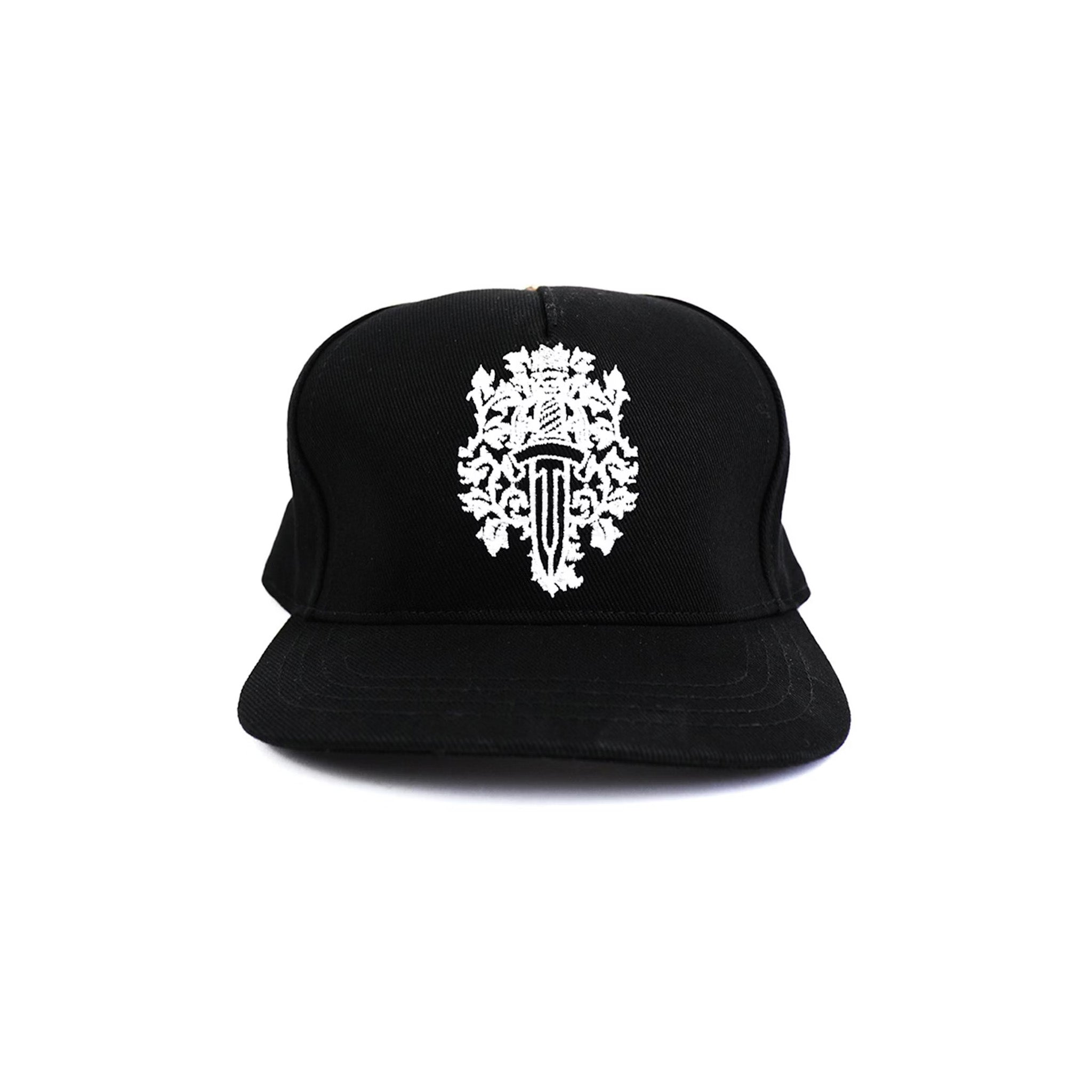 Chrome Hearts Dagger Denim Baseball Hat Black/White