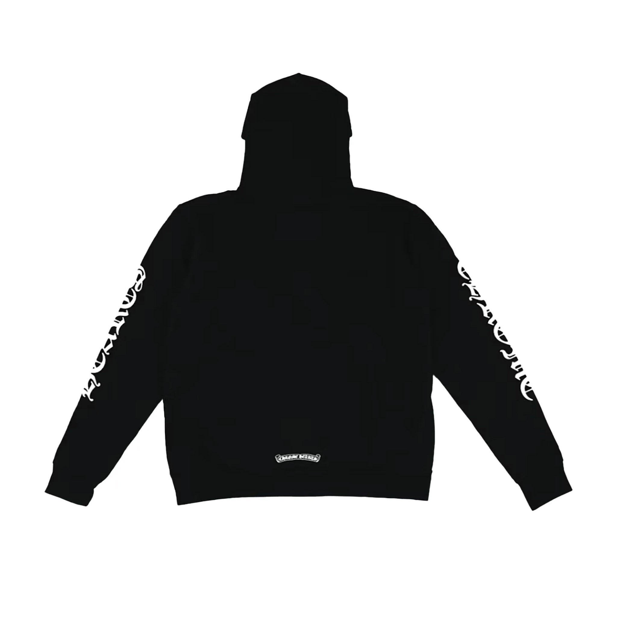 Chrome Hearts Vertical Logo Zip-Up Thermal Lined Hoodie