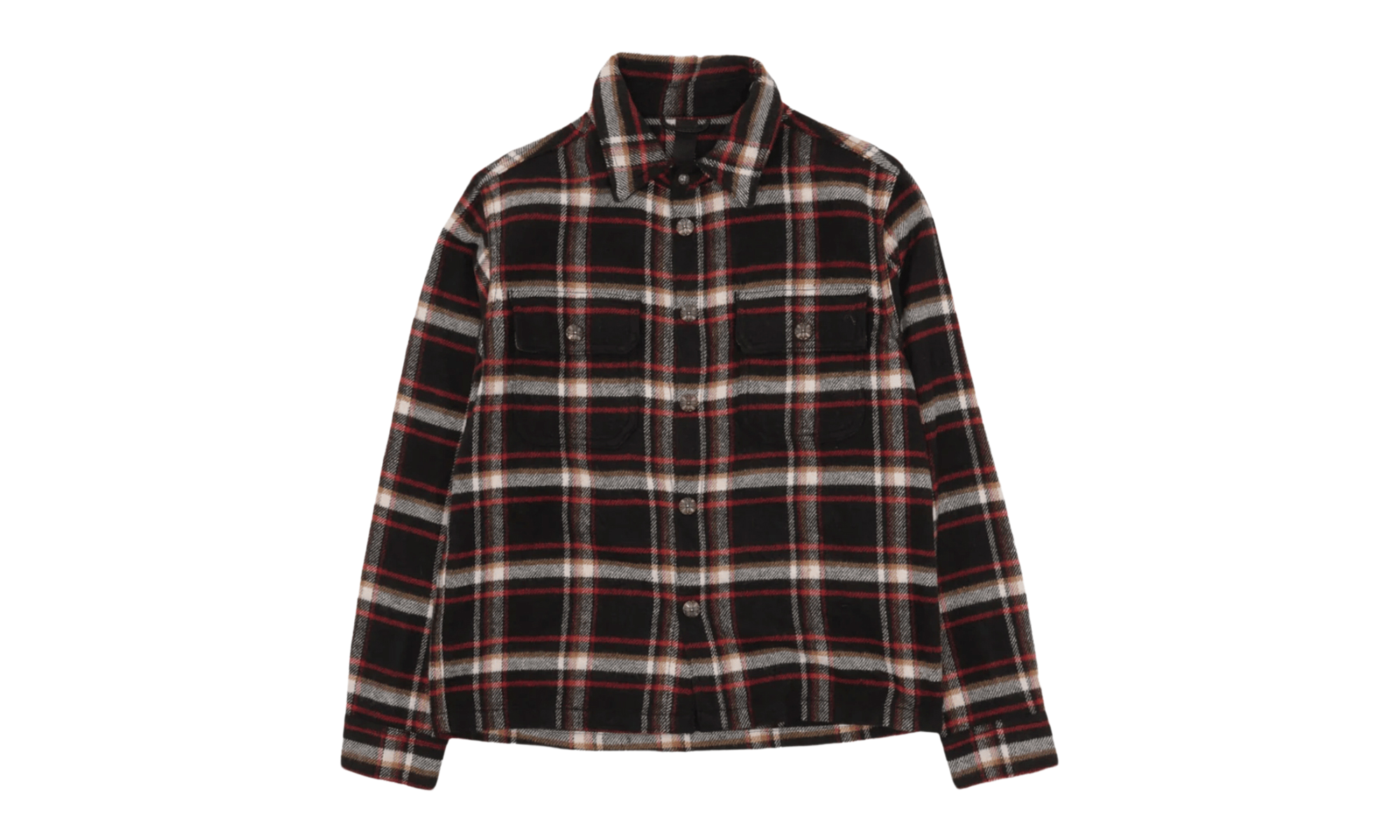 Work Dog Flannel Button Up Shirt "Black Multi" CHRM1716