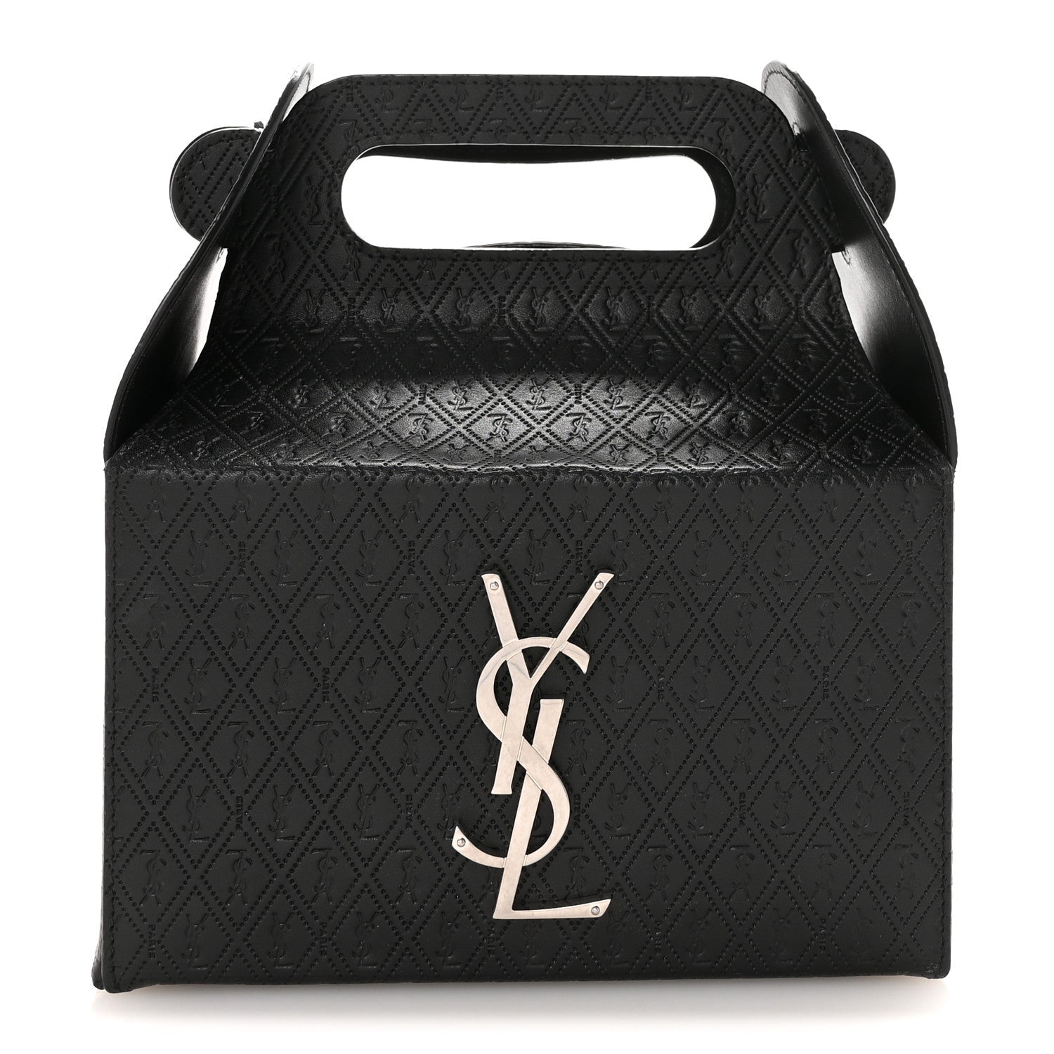 Calfskin Monogram Take Away Box Black