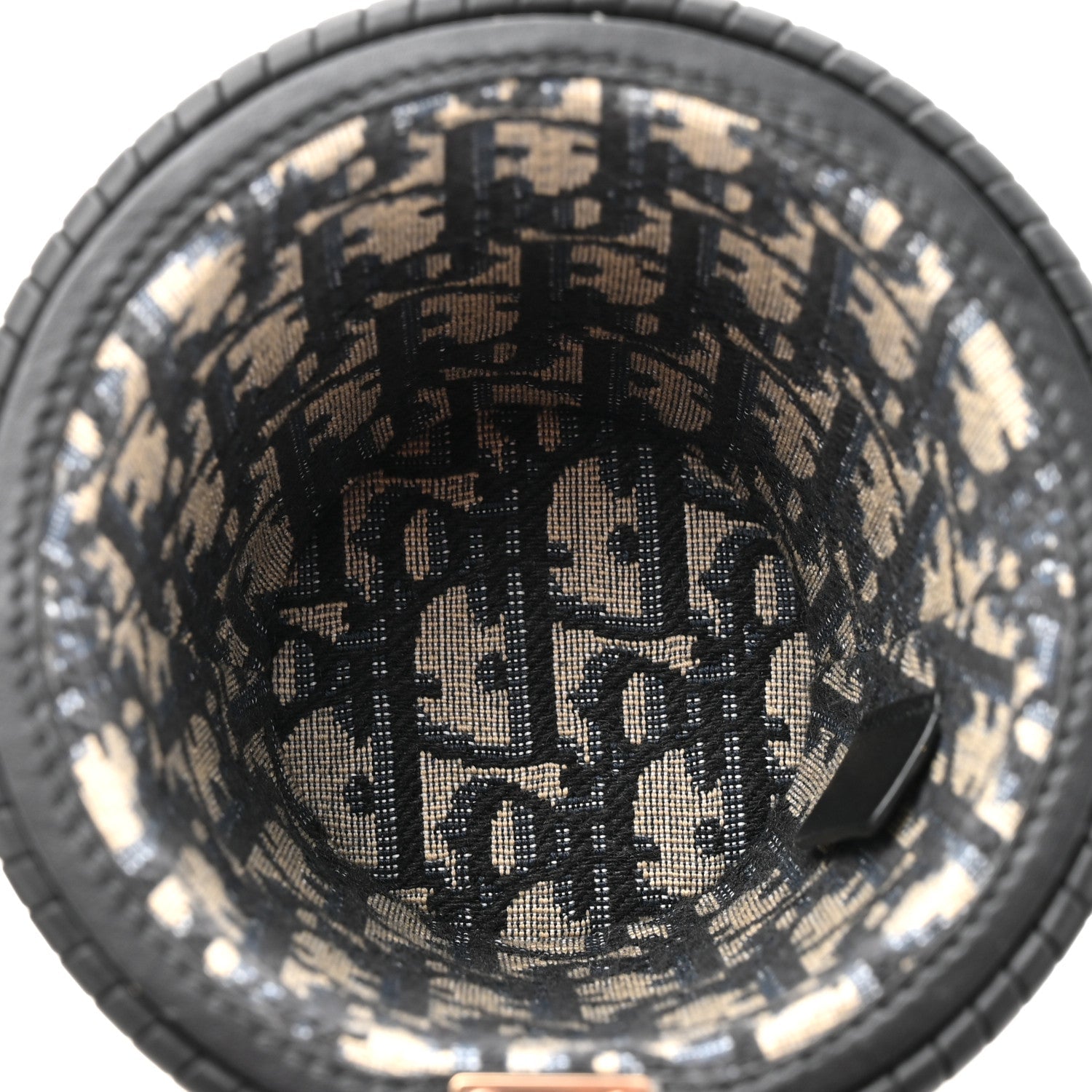 Wicker CD Bucket Bag Black