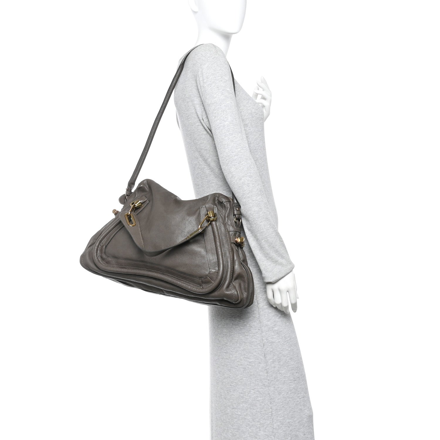 Calfskin Large Paraty Chocolate