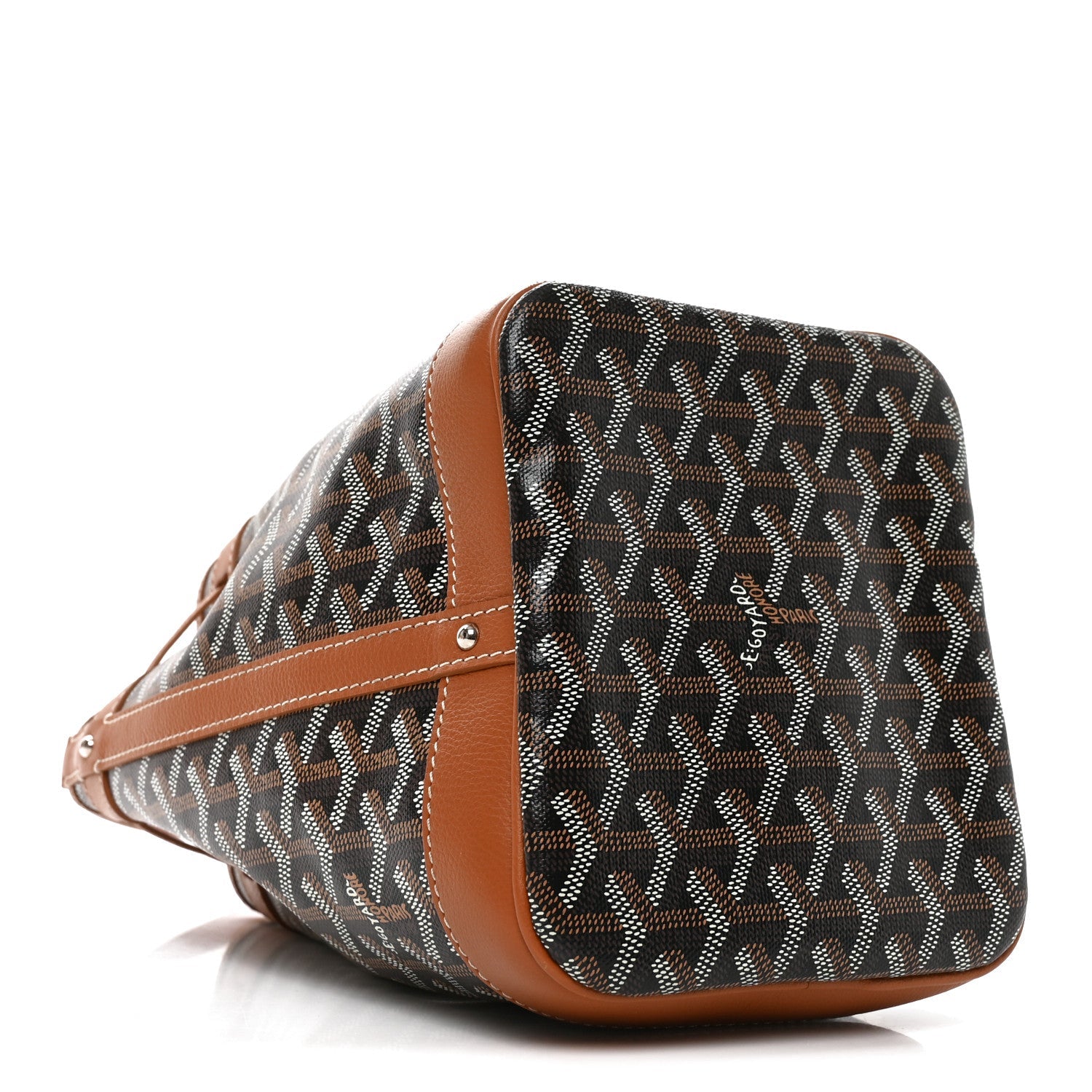 Goyardine Petit Flot Bucket Bag PM Black Gold