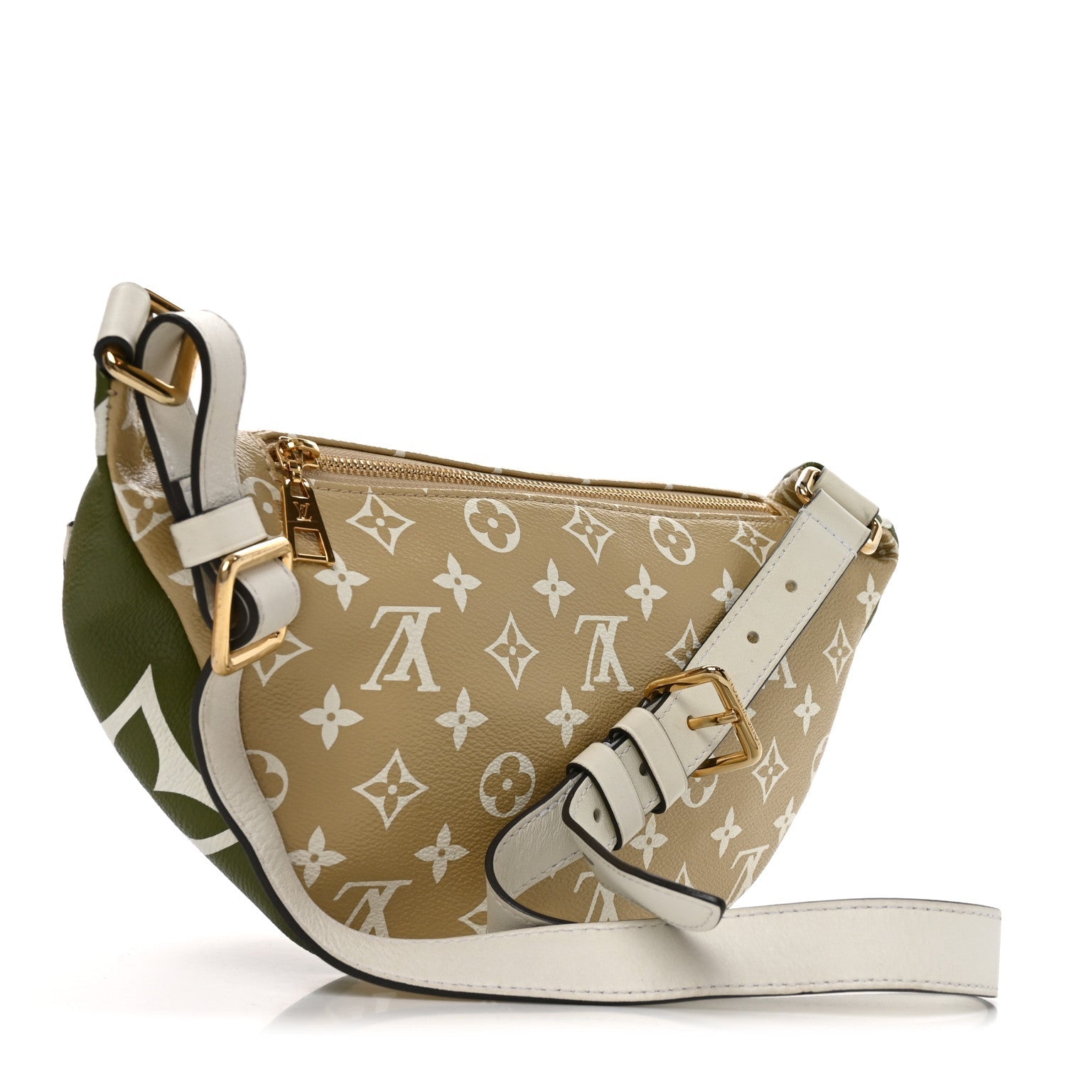 Monogram Giant Bumbag Kaki Beige