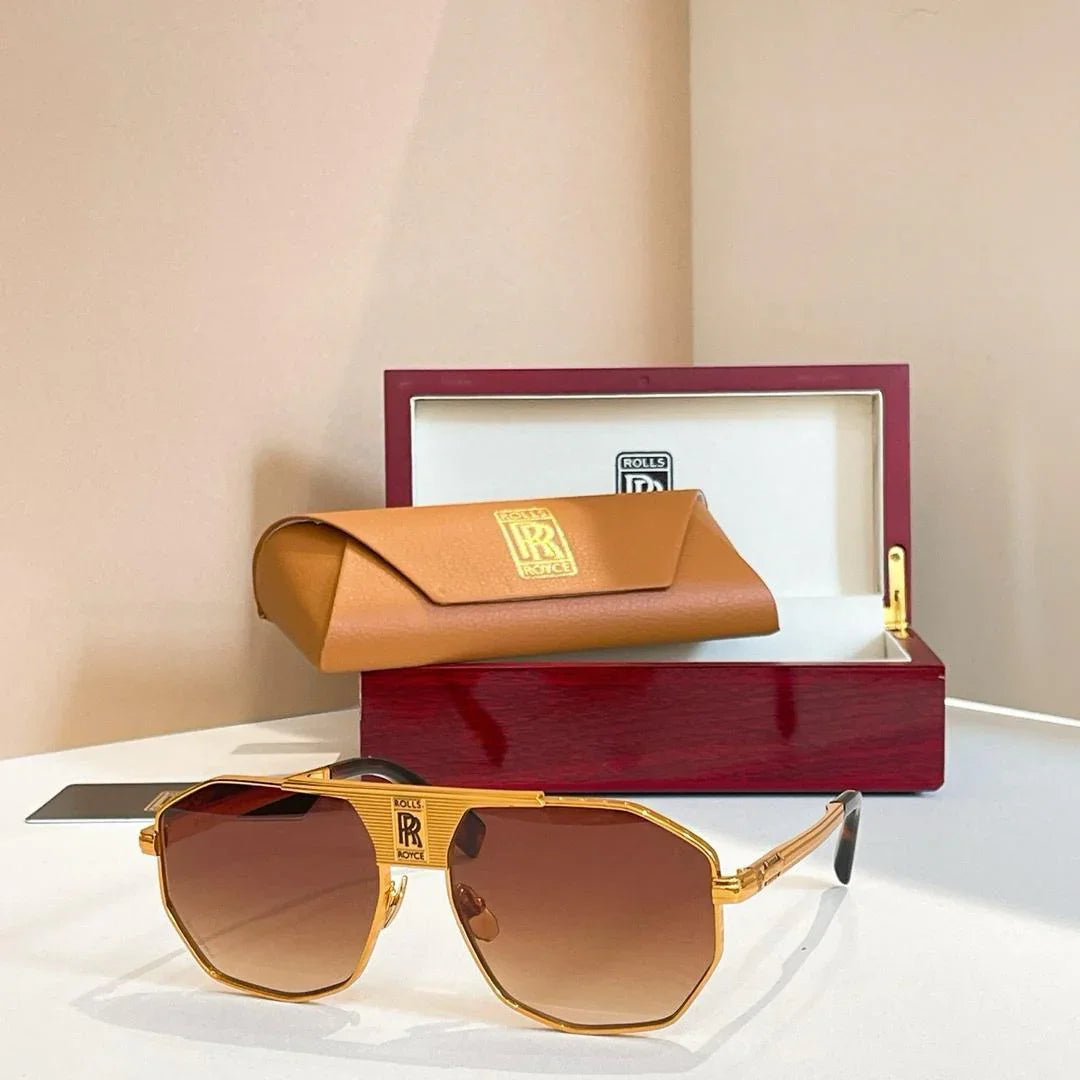 Rolls Royce SS1263 18K plated Rose-Silver-Gold Sunglasses 👑